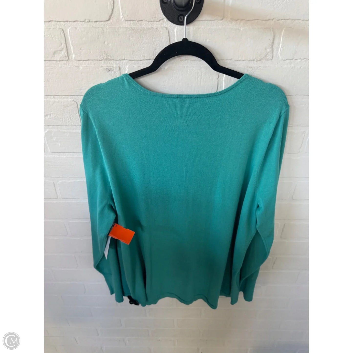 Sweater By Chicos In Green, Size: Xl
