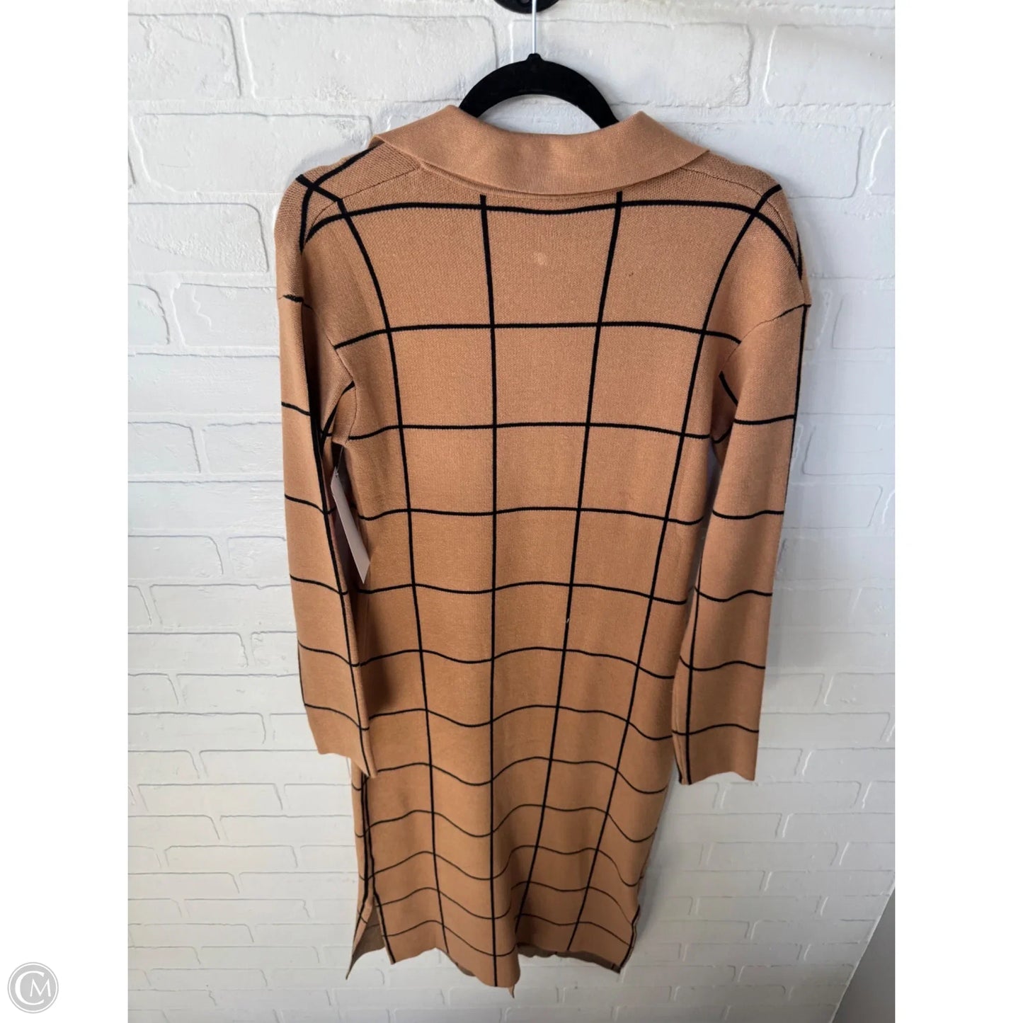 Dress Sweater By Shein In Black & Brown, Size: M