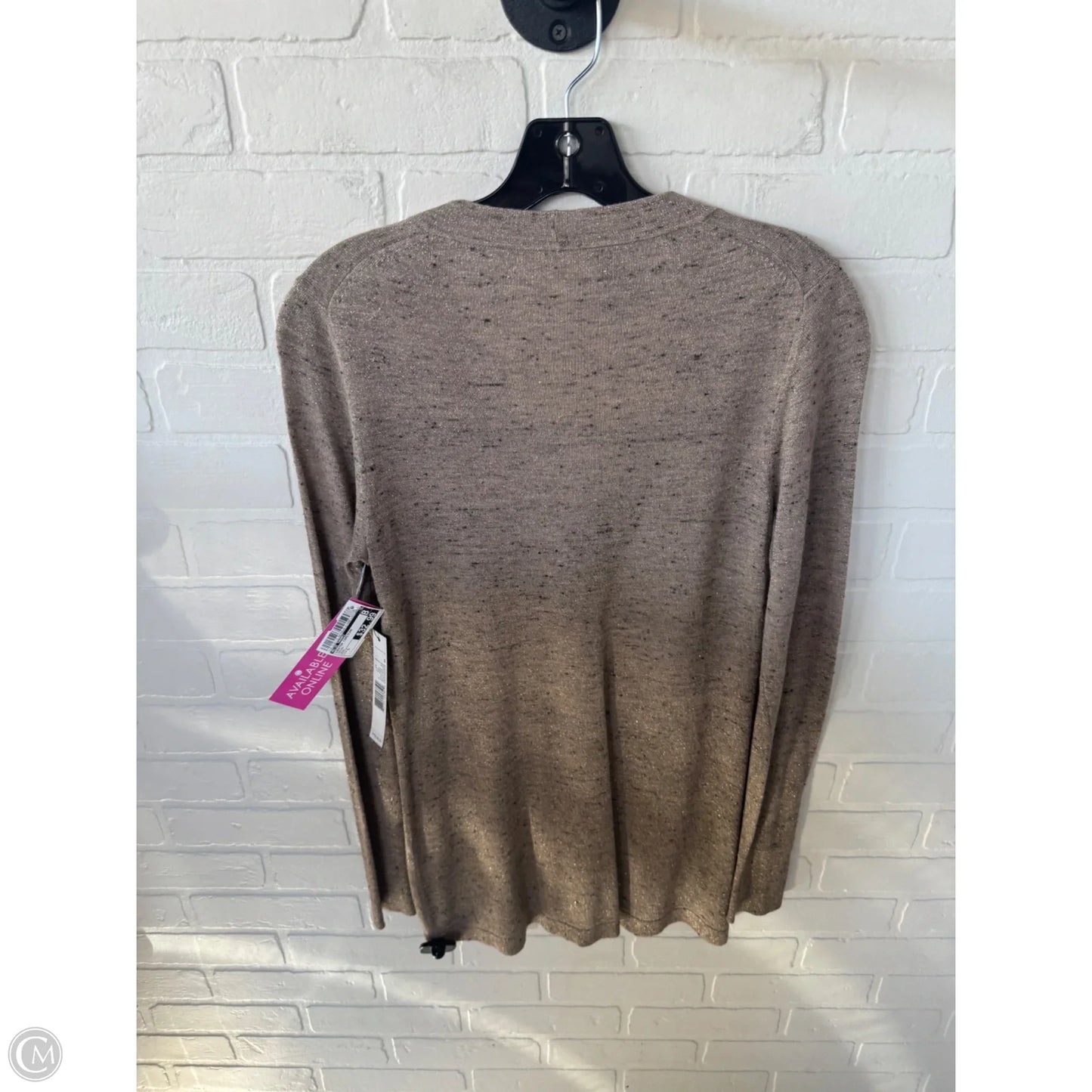 Sweater Cardigan By Elie Tahari In Brown, Size: S