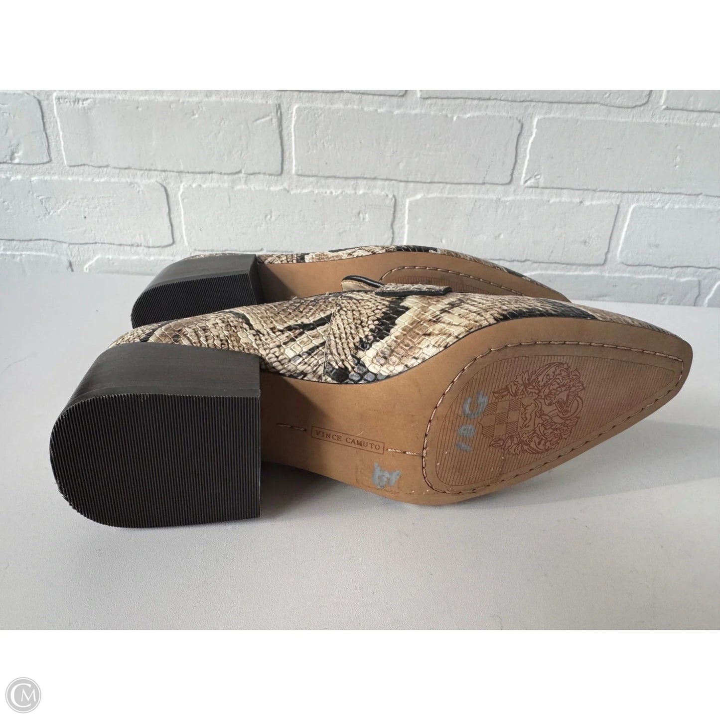 Shoes Heels Block By Vince Camuto In Snakeskin Print, Size: 6.5