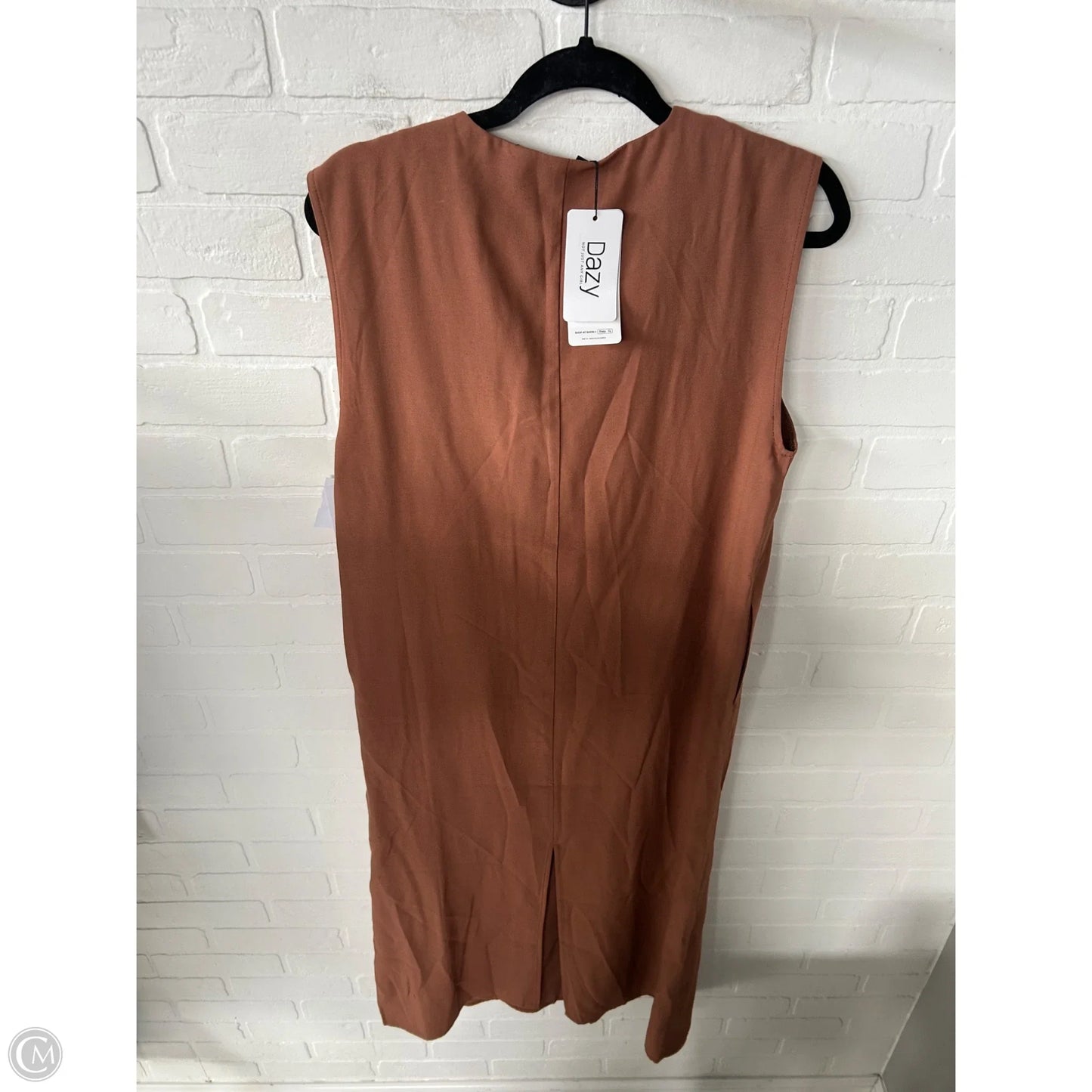 Dress Casual Maxi By Dazy In Brown, Size: M