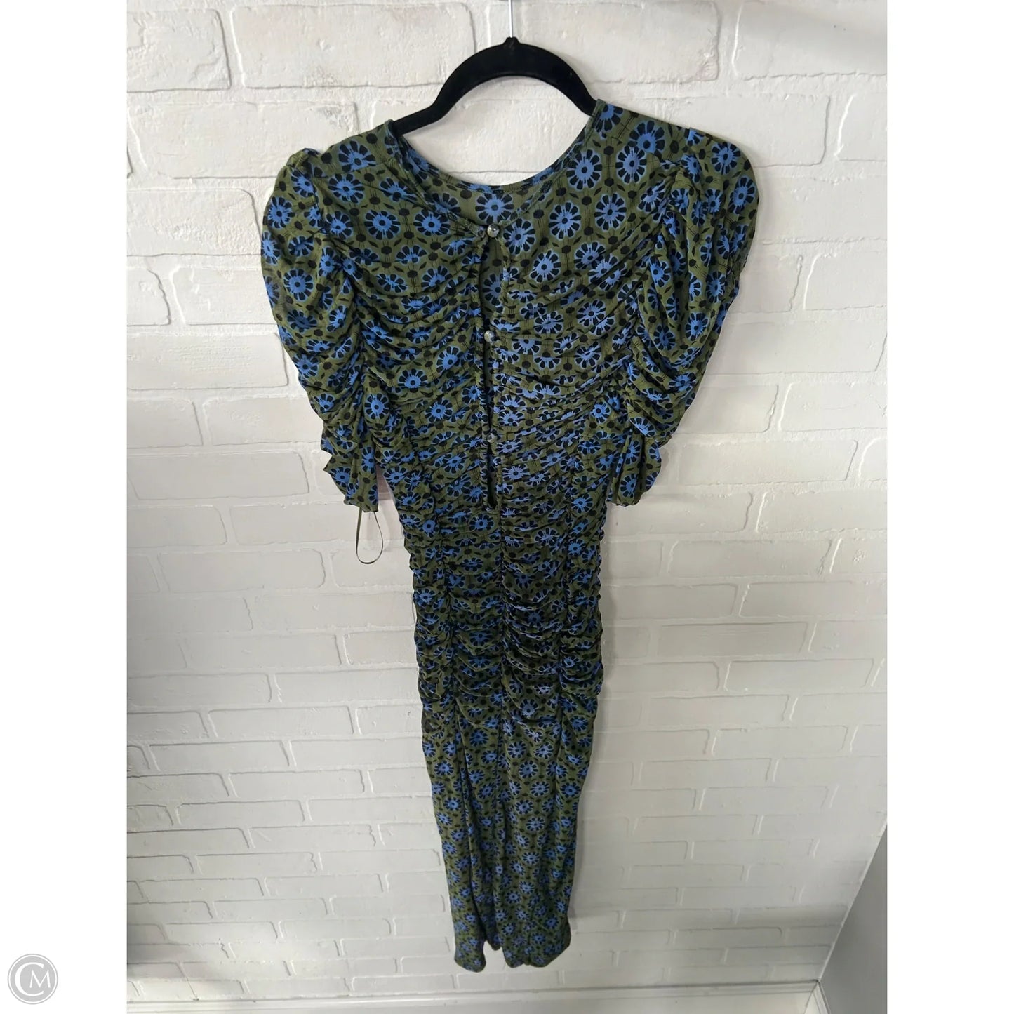 Dress Party Long By Free People In Blue & Green, Size: Xs