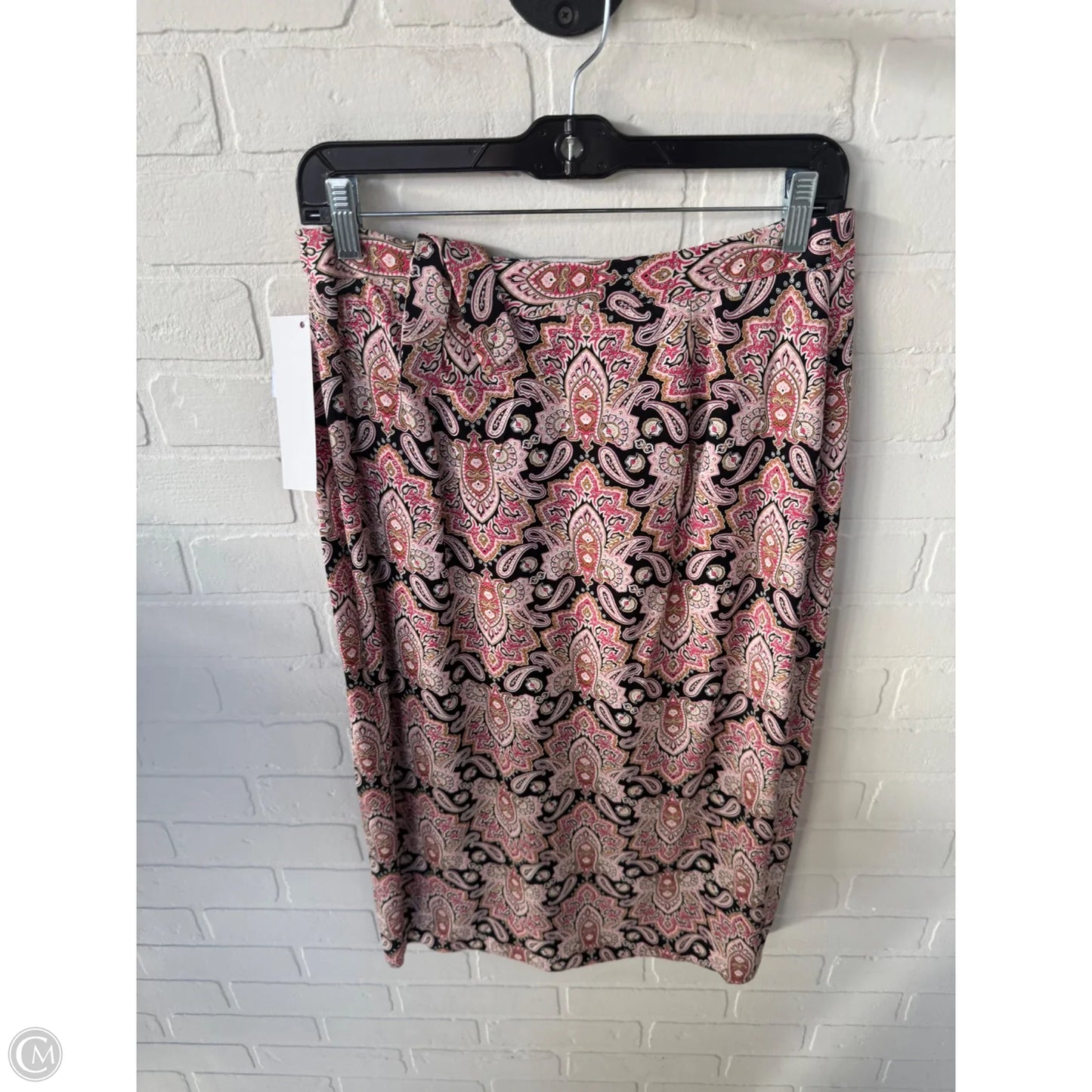 Skirt Midi By Maurices In Black & Pink, Size: 0