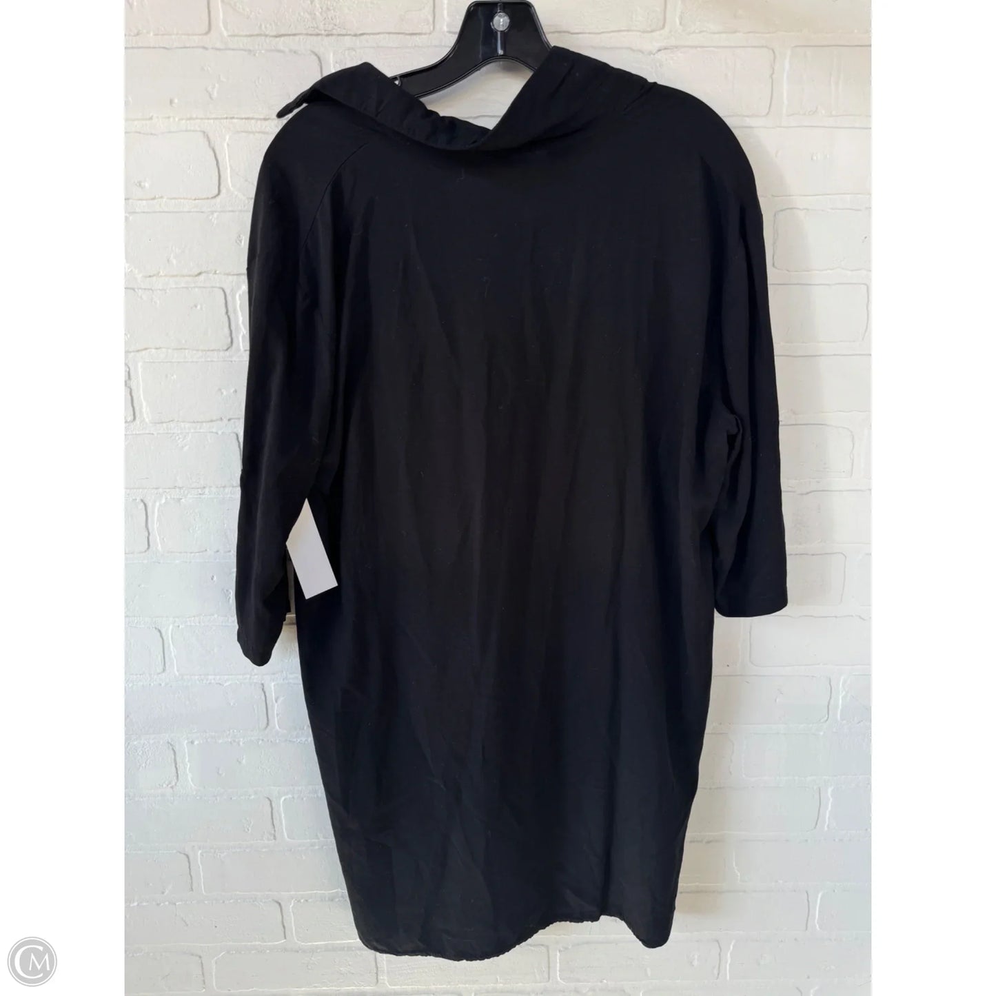 Blouse Long Sleeve By Ekouaer In Black, Size: M
