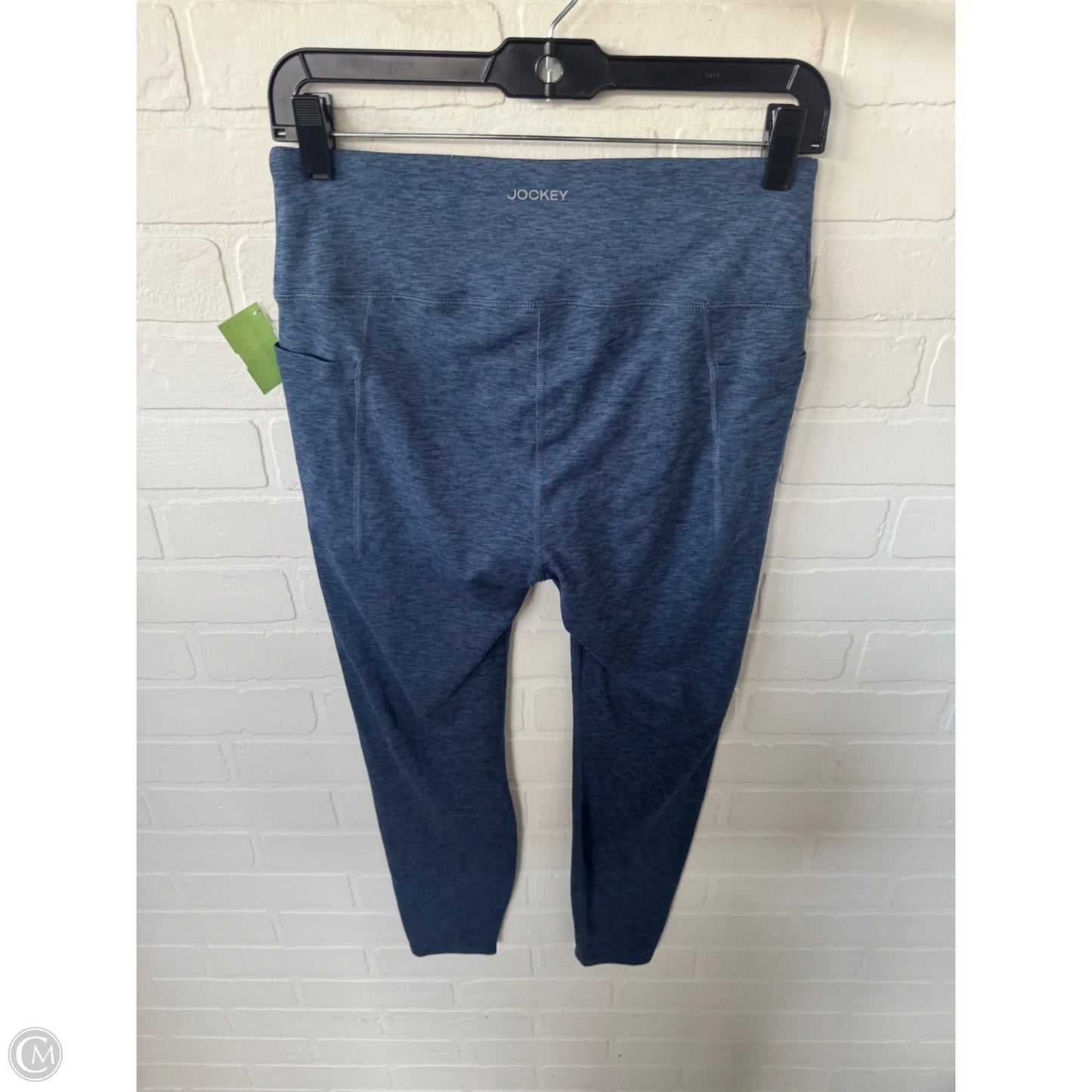 Athletic Leggings By Jockey In Blue, Size: 8