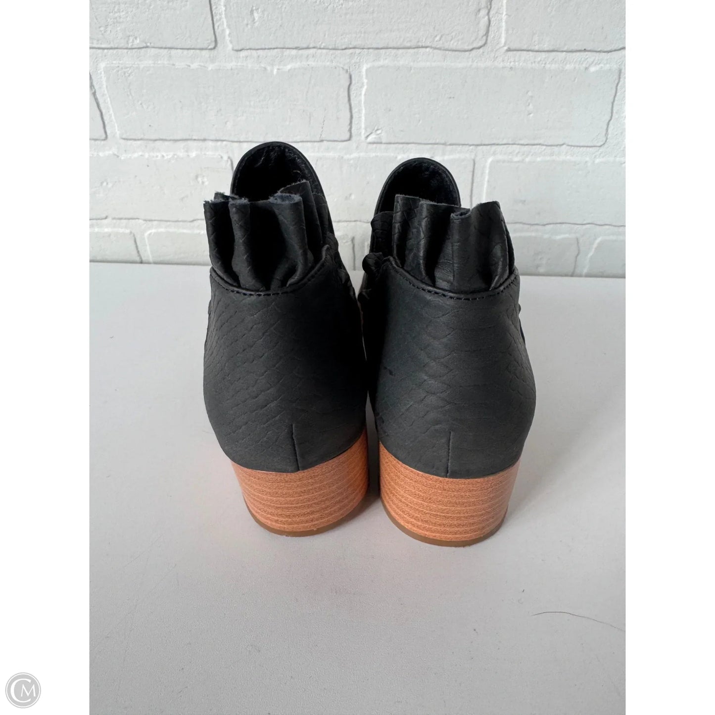 Boots Ankle Flats By Cme In Black, Size: 7.5
