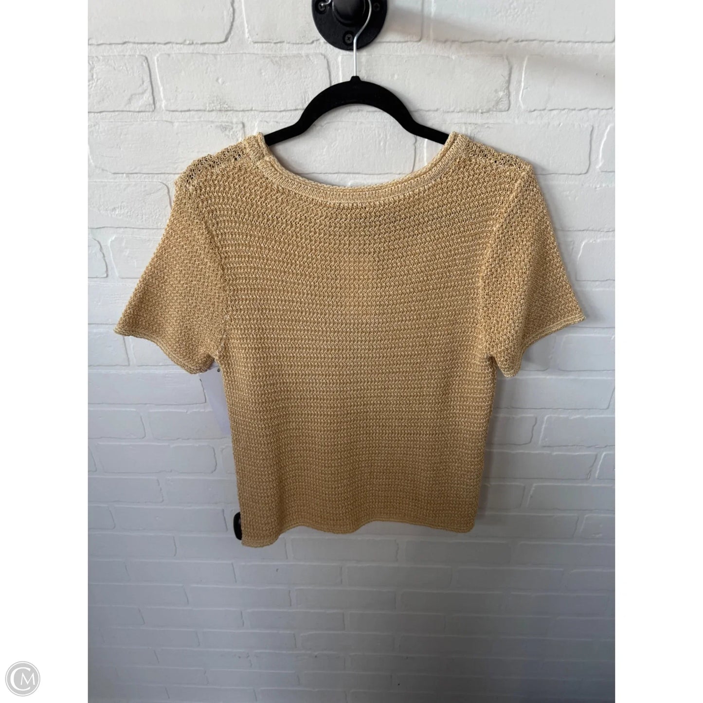 Sweater Short Sleeve By Mng In Bronze, Size: L