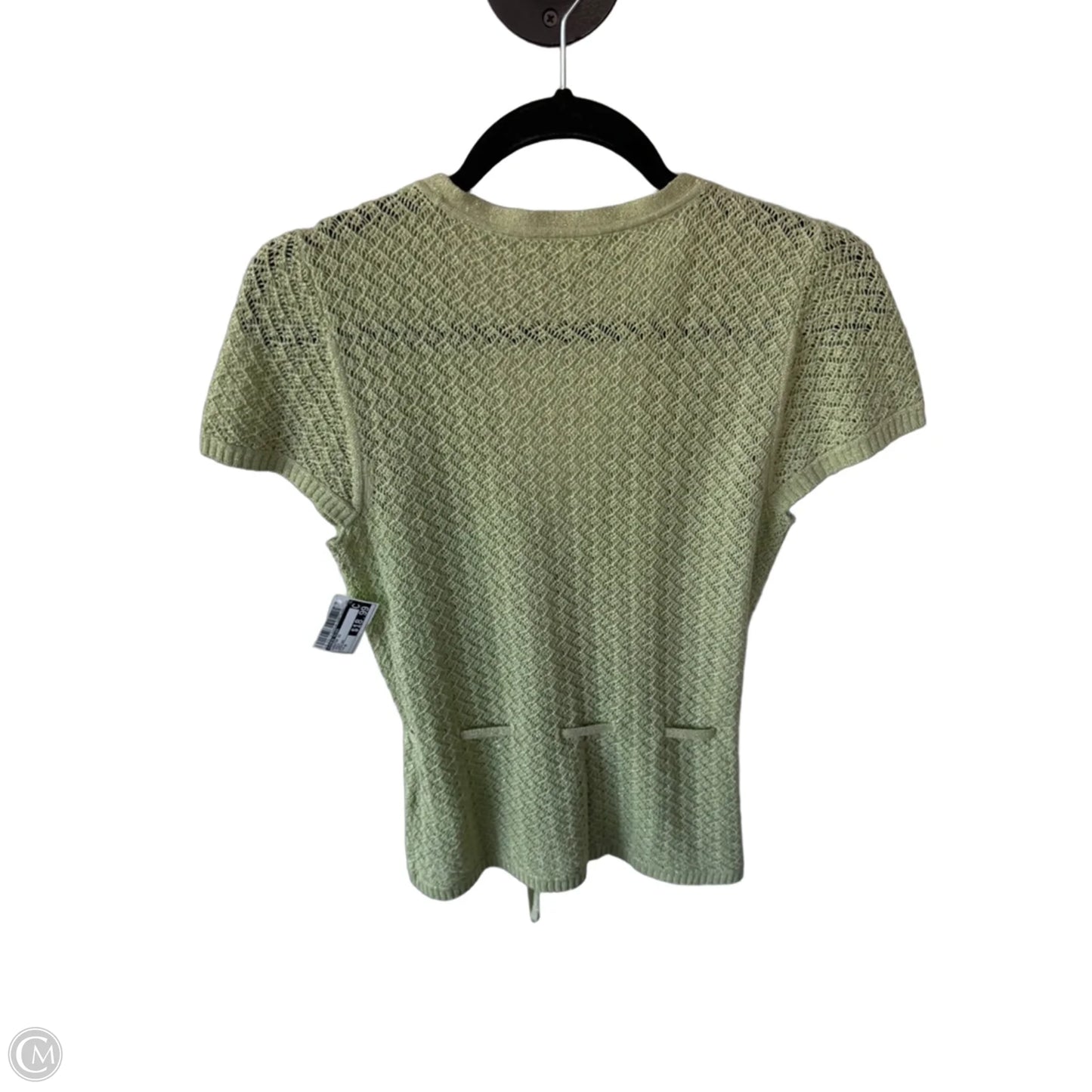Sweater Short Sleeve By Sigrid Olsen In Green, Size: M