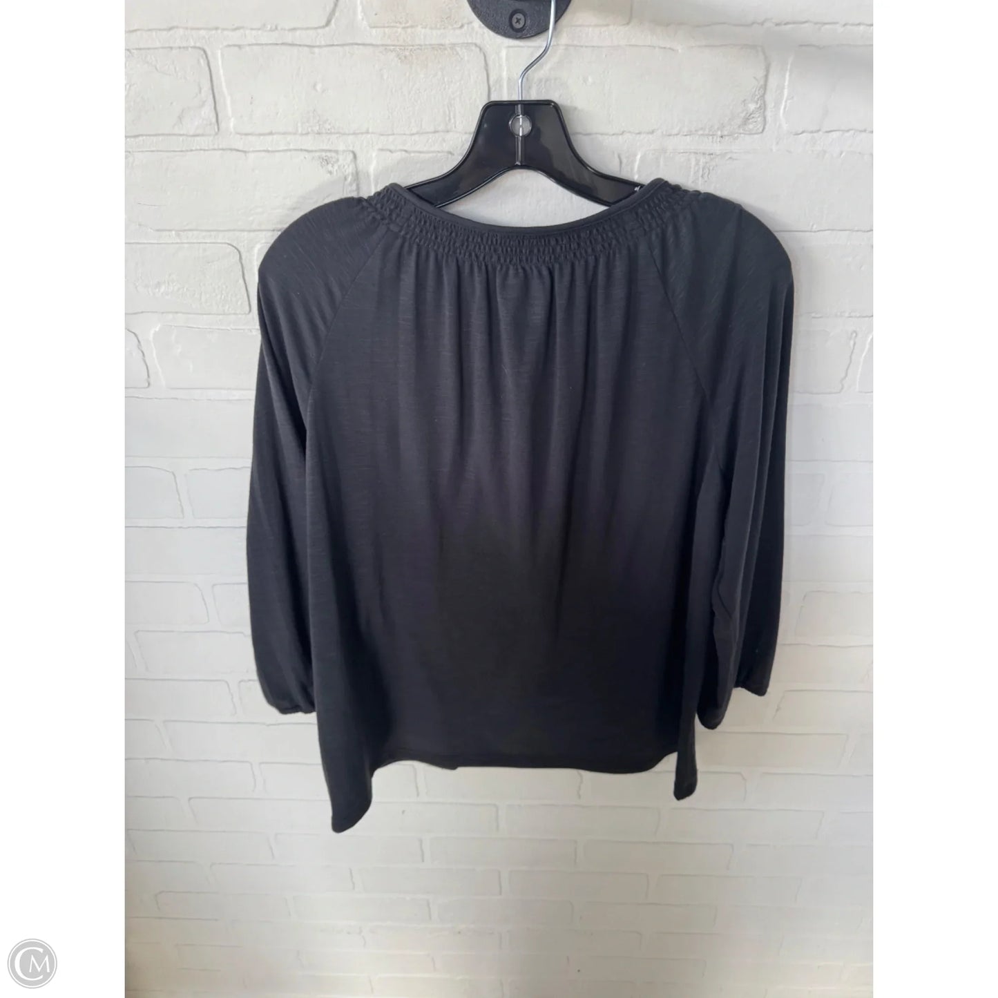 Top 3/4 Sleeve By L.l. Bean In Grey, Size: Mp