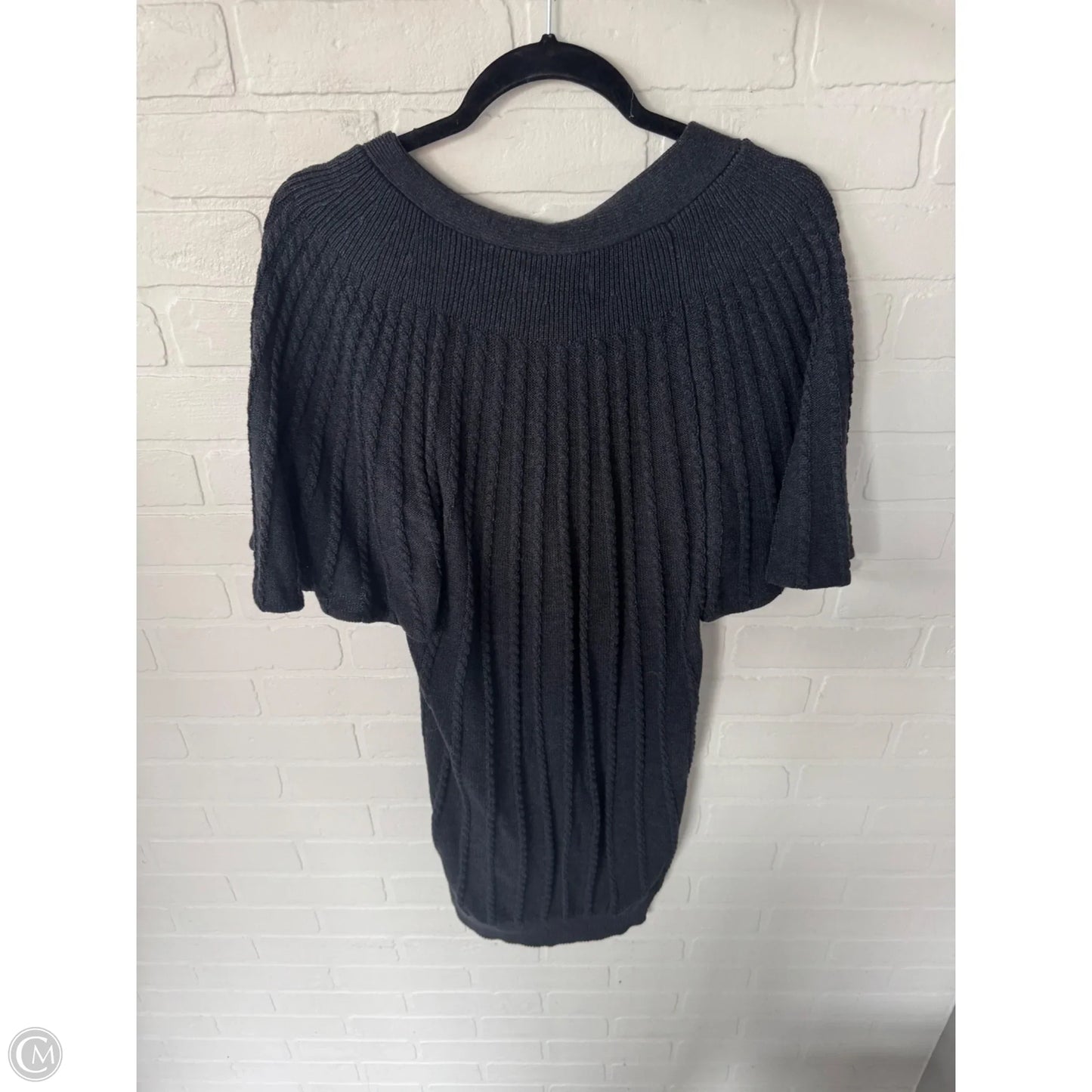 Dress Sweater By Calvin Klein In Grey, Size: L