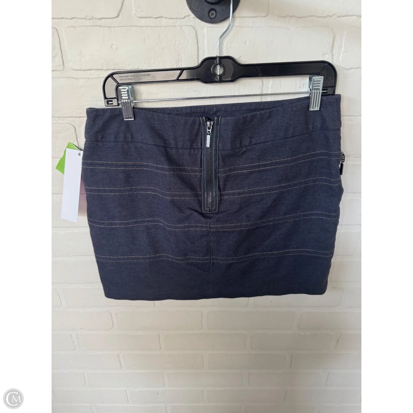 Skirt Mini & Short By Bcbgeneration In Blue Denim, Size: 10