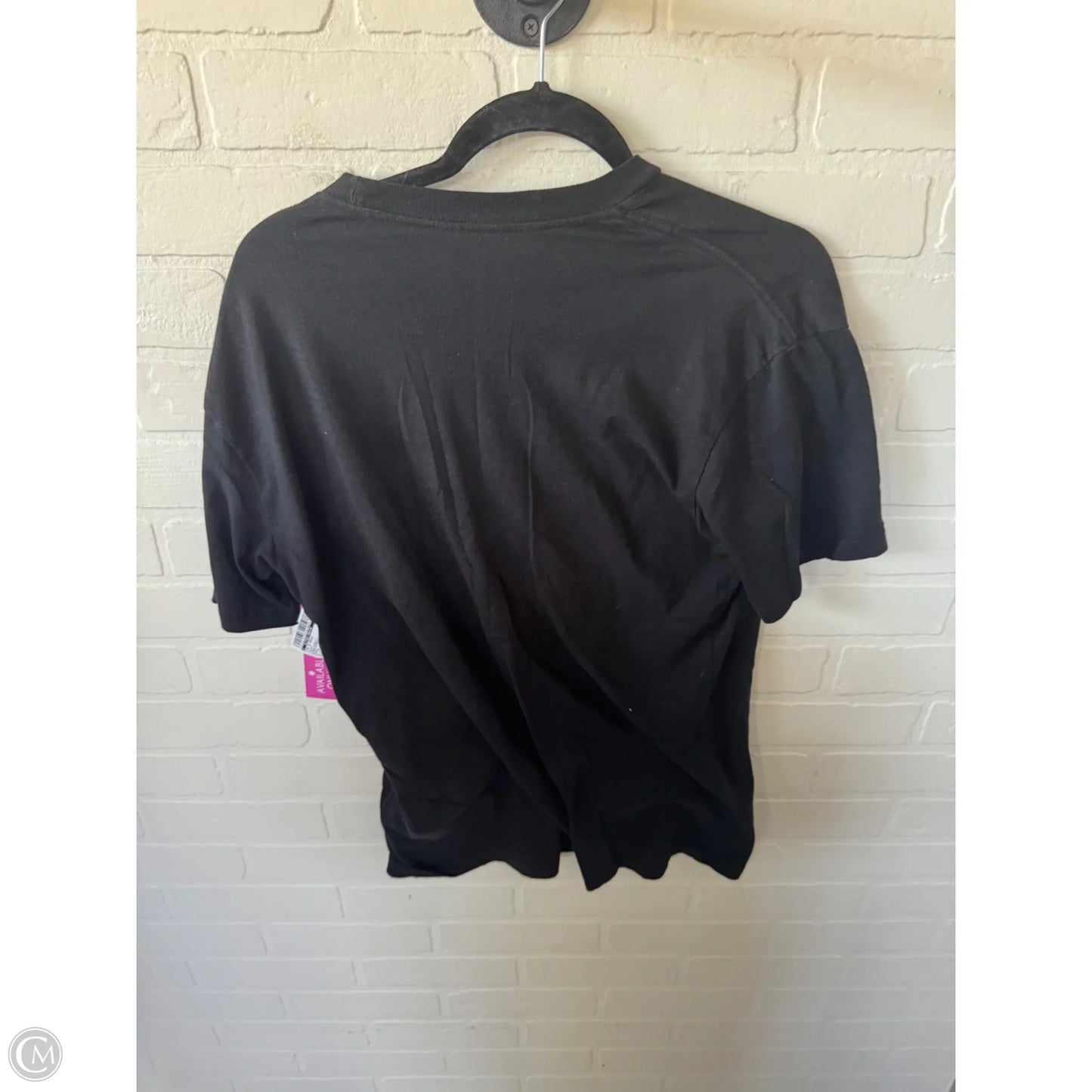 Top Short Sleeve Basic By Clothes Mentor In Black, Size: L