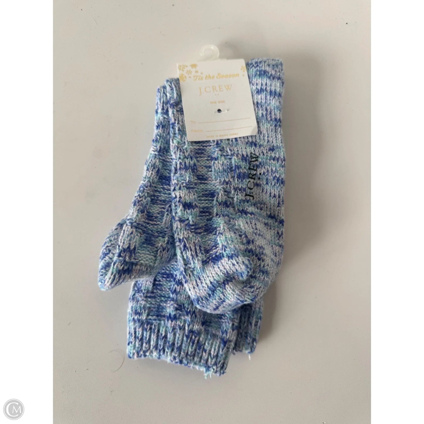 Socks By J. Crew In Blue & Pink, Size: Osfm