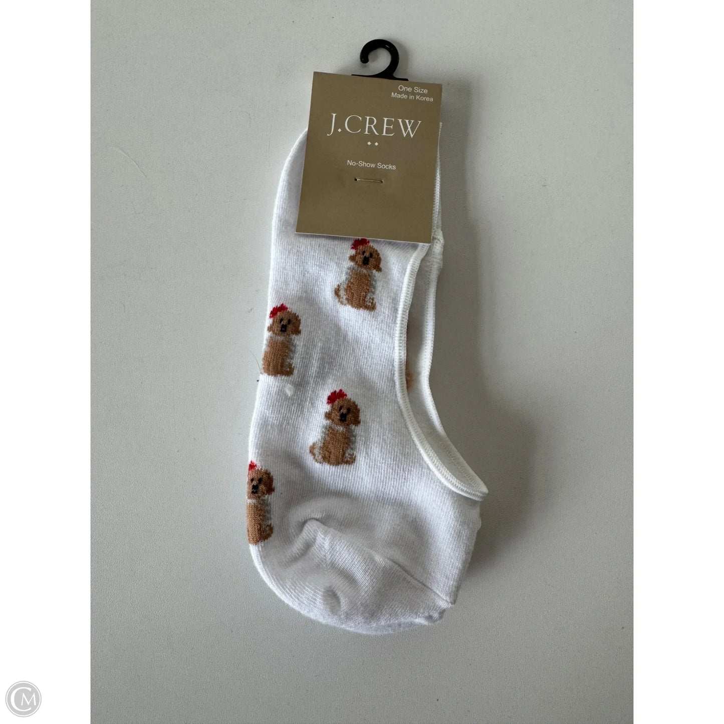 Socks By J. Crew In Brown & White, Size: Osfm