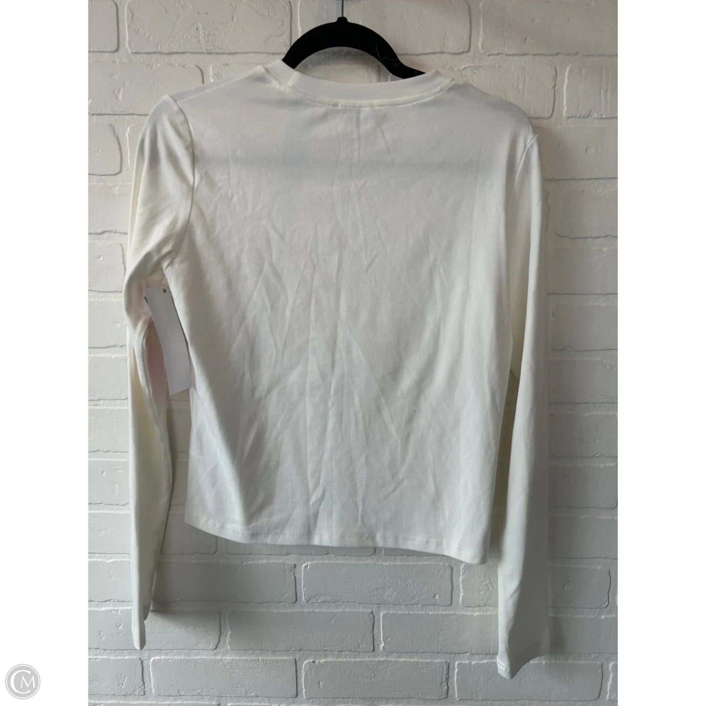 Top Long Sleeve Basic By Edikted In White, Size: L