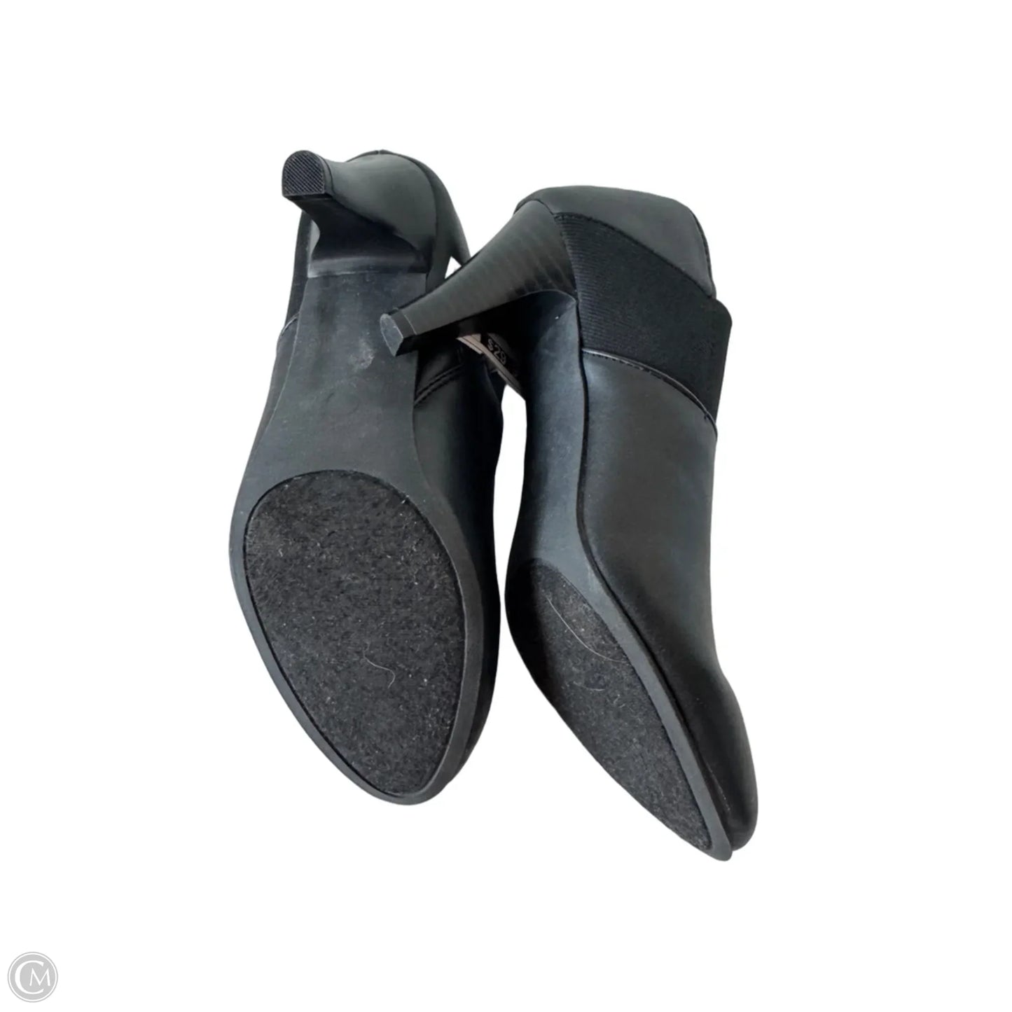 Boots Ankle Heels By Dressbarn In Black, Size: 9