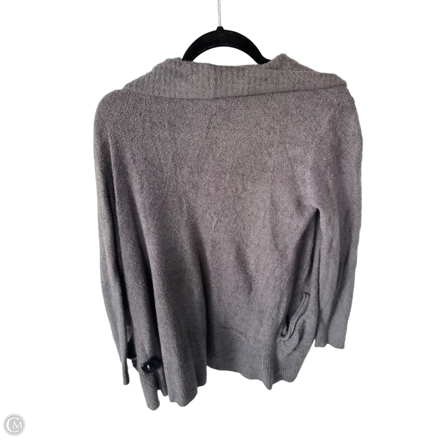 Sweater Cardigan By Barefoot Dreams In Grey, Size: M