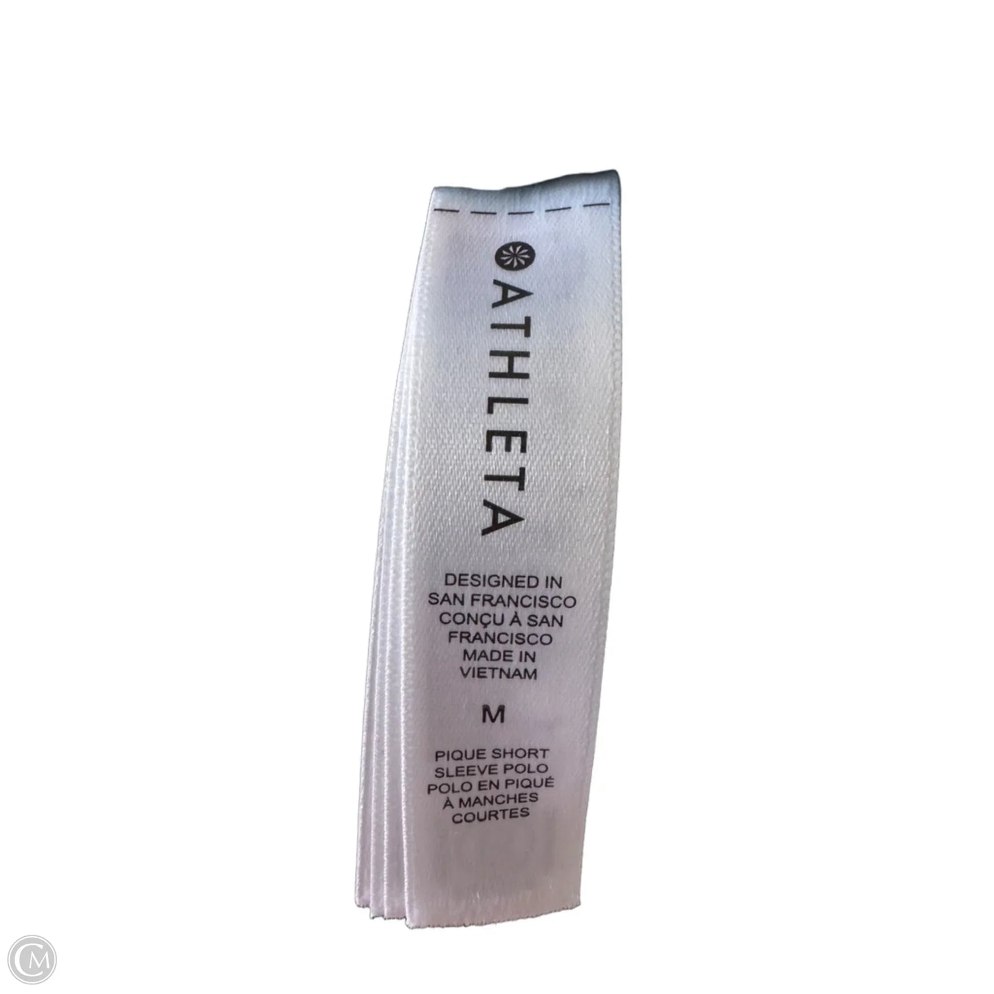 Athletic Top Short Sleeve By Athleta In Teal, Size: M
