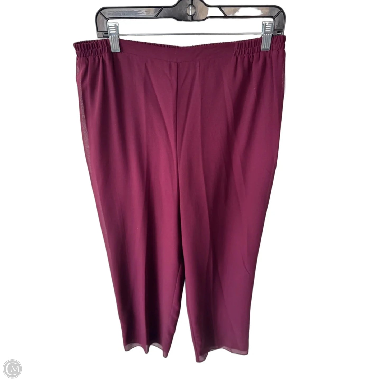 Pants Set 2pc By Cmc In Maroon, Size: L