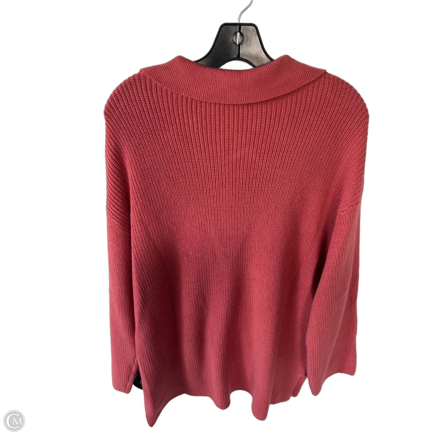 Sweater By Loft In Red, Size: Xl