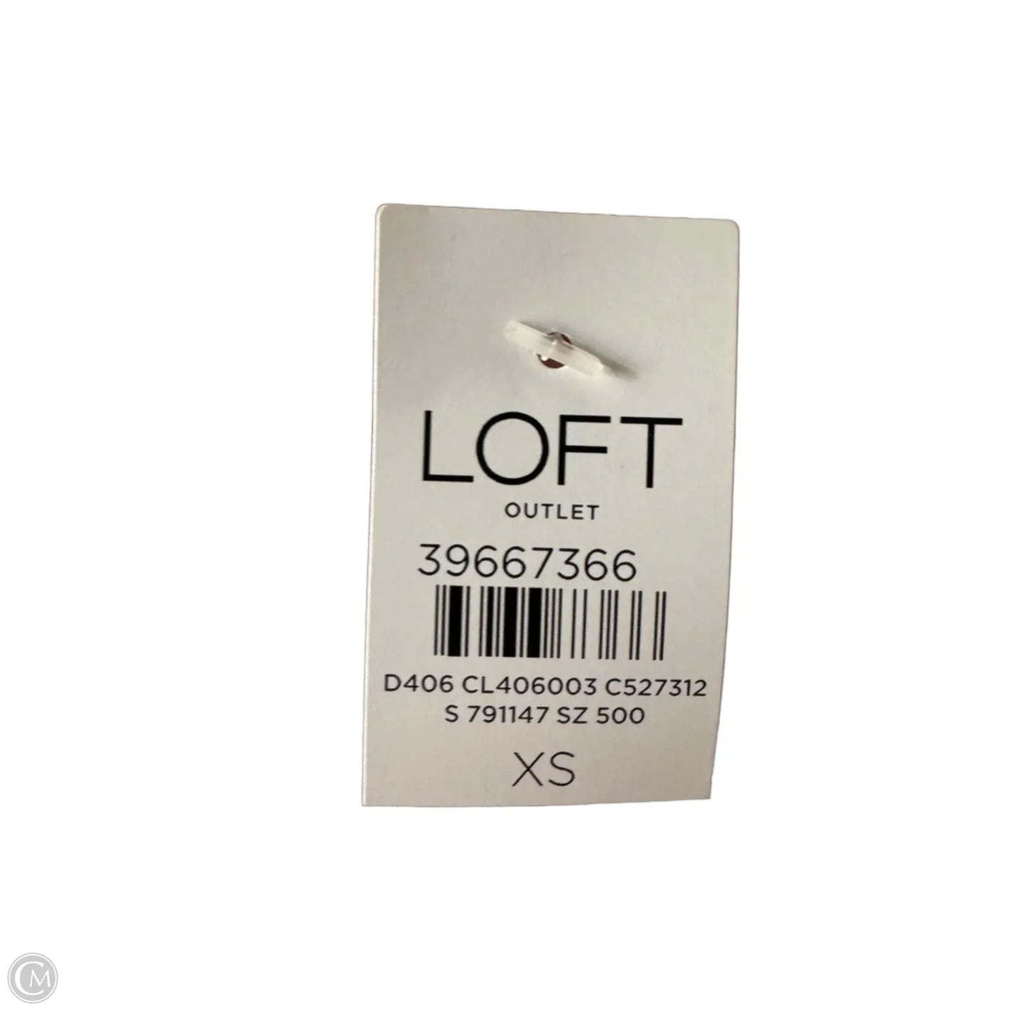 Sweater By Loft In Tan & White, Size: Xs