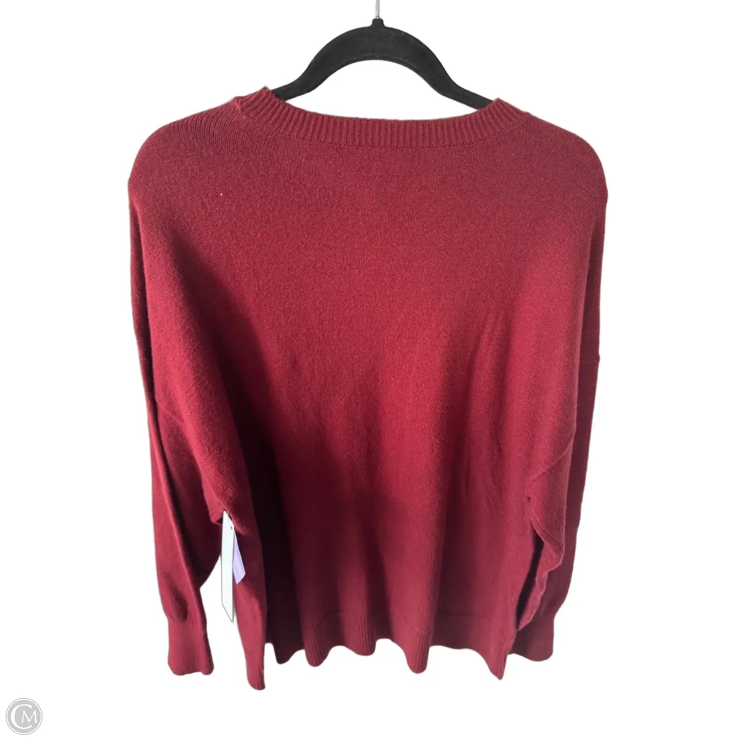 Sweater By Loft In Pink & Red, Size: Xl