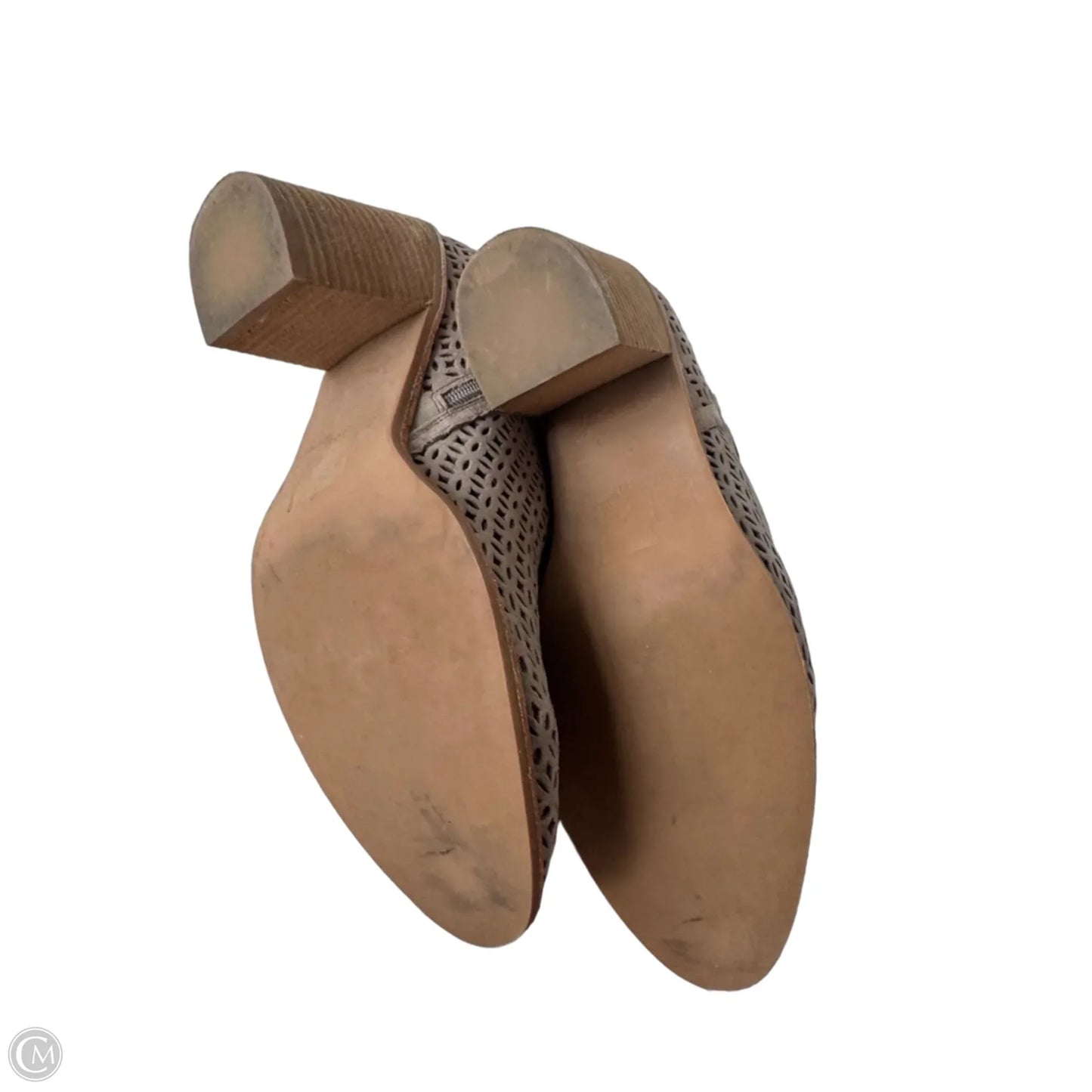 Boots Ankle Heels By Jeffrey Campbell In Brown, Size: 10