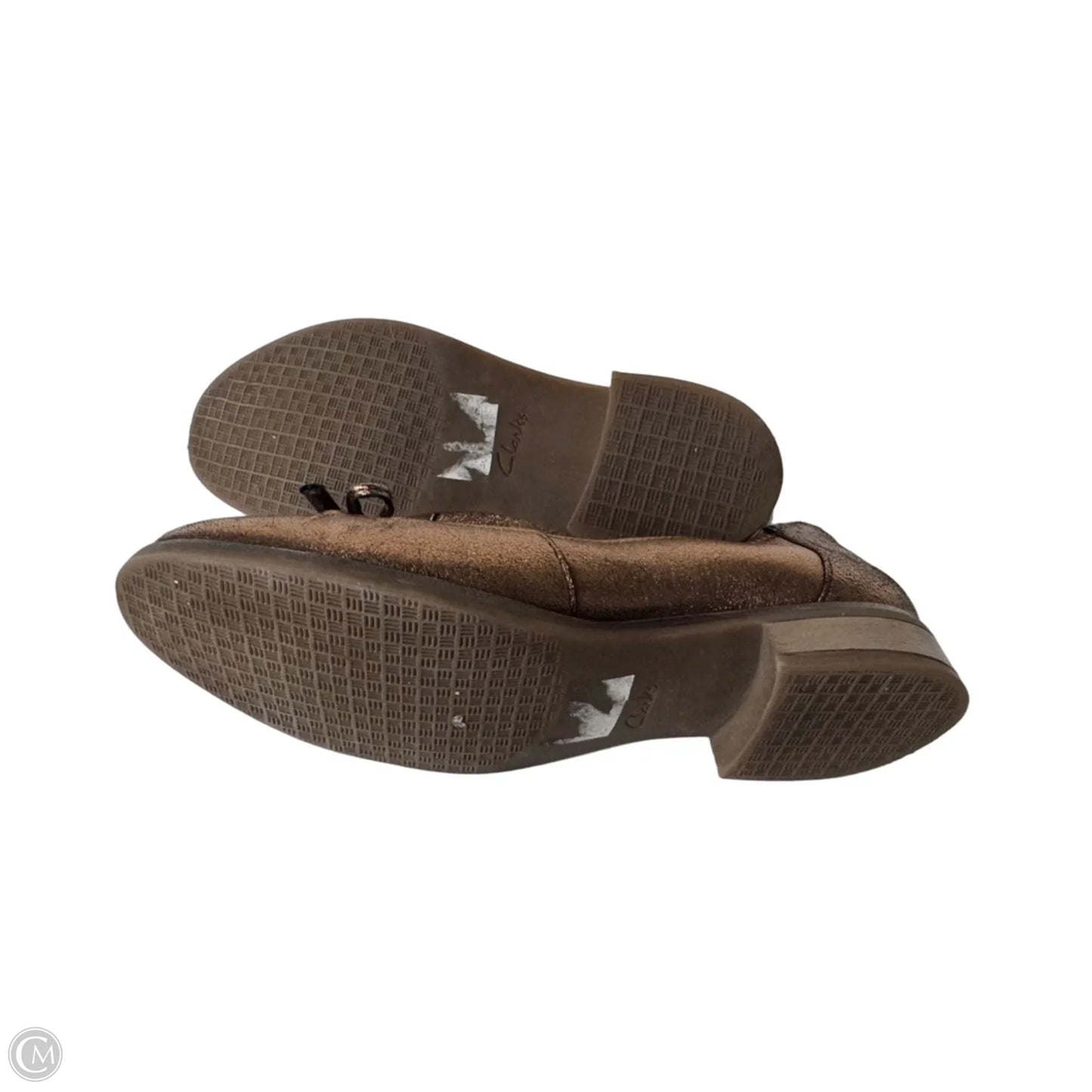 Shoes Flats By Clarks In Gold, Size: 7