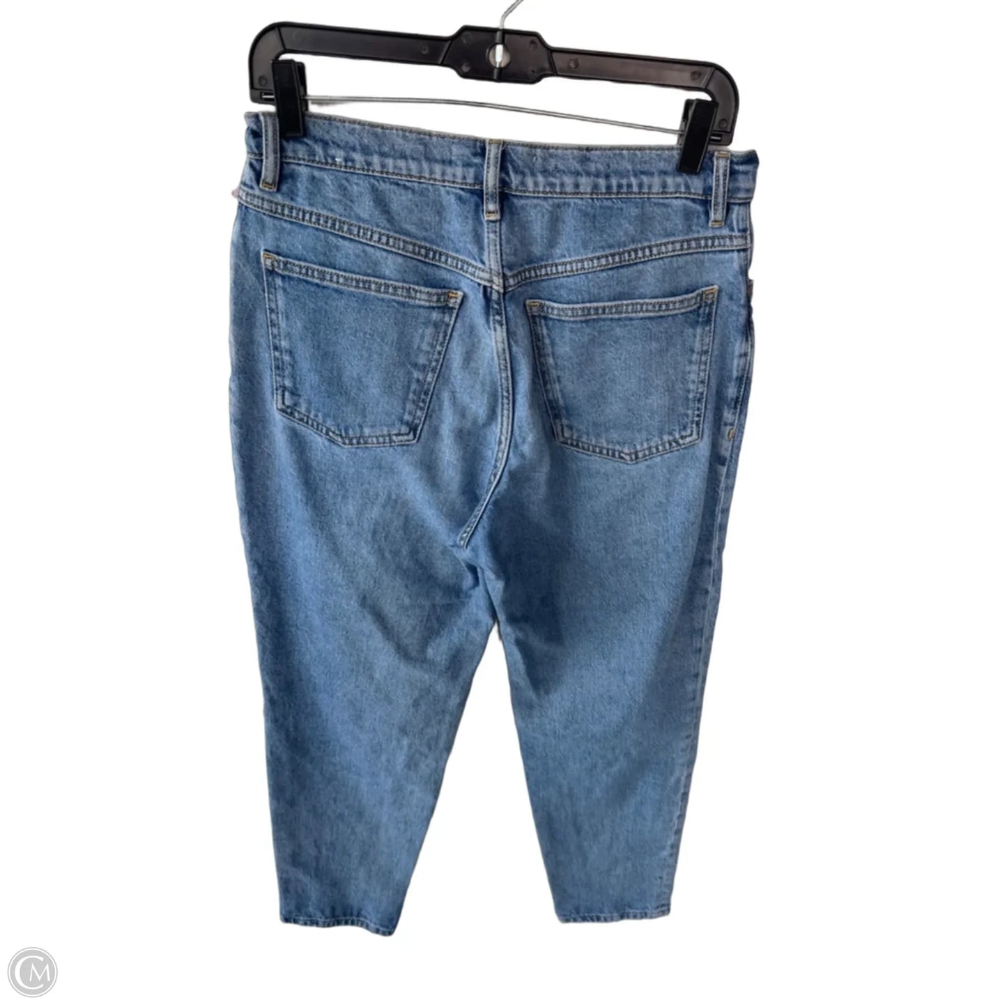 Jeans Straight By Mng In Blue Denim, Size: 6