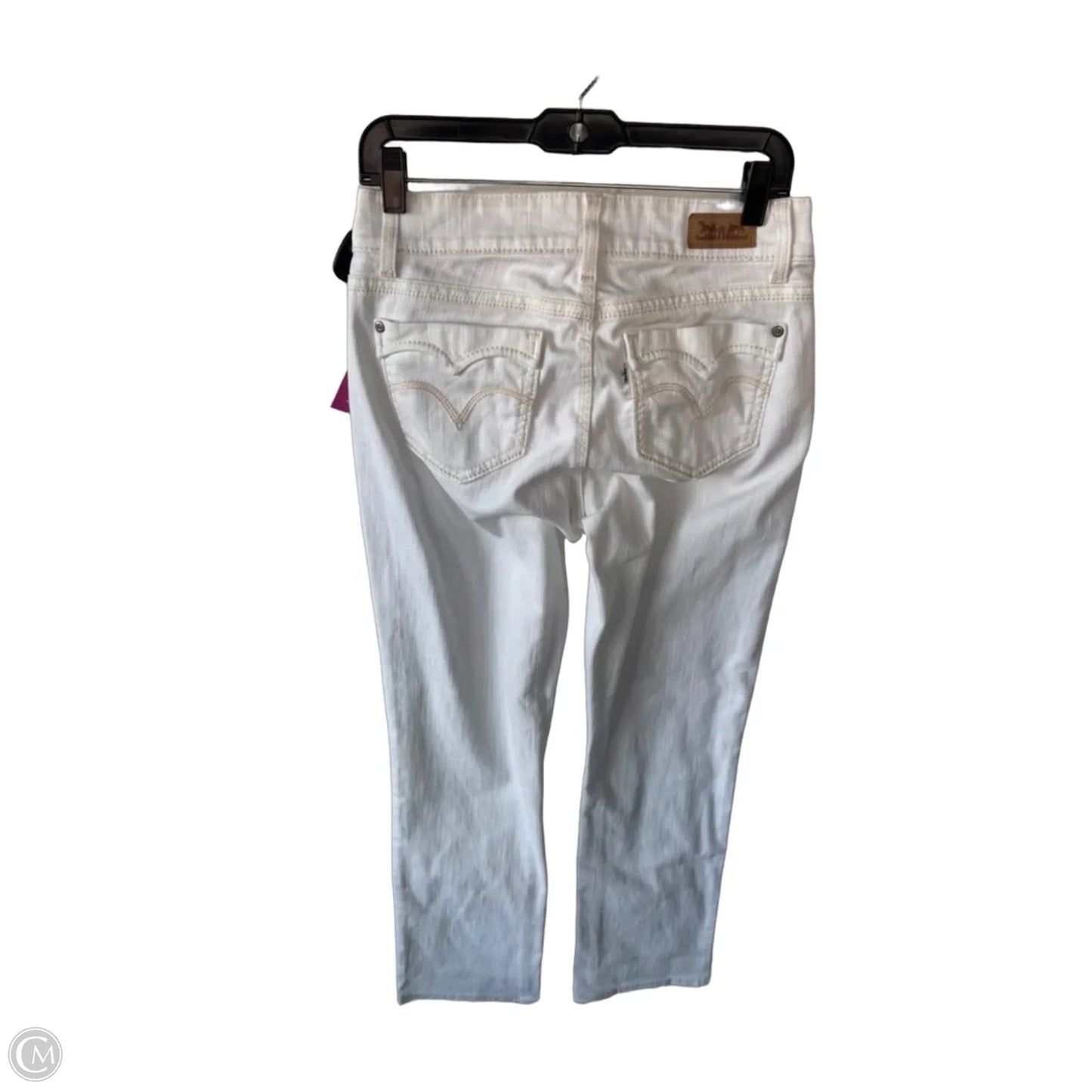 Jeans Straight By Levis In White Denim, Size: 8