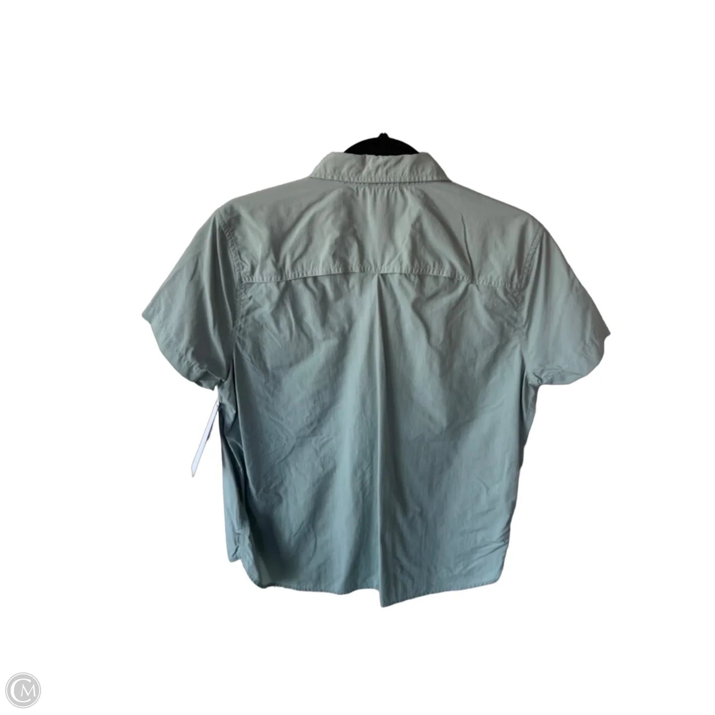 Top Short Sleeve By Eddie Bauer In Green, Size: L