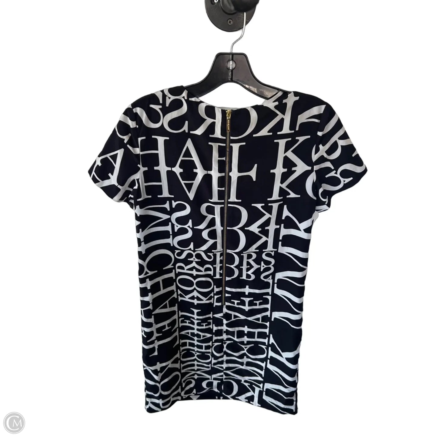 Dress Work By Michael By Michael Kors In Black & Cream, Size: Xs