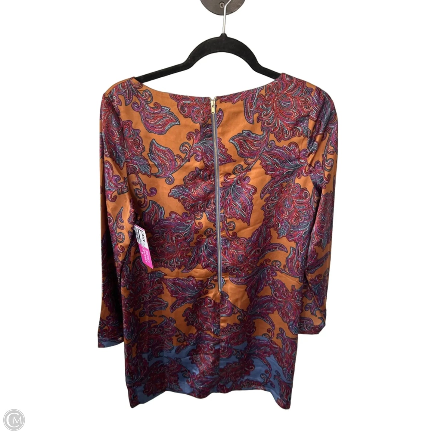 Dress Work By Limited In Blue & Brown, Size: Medium