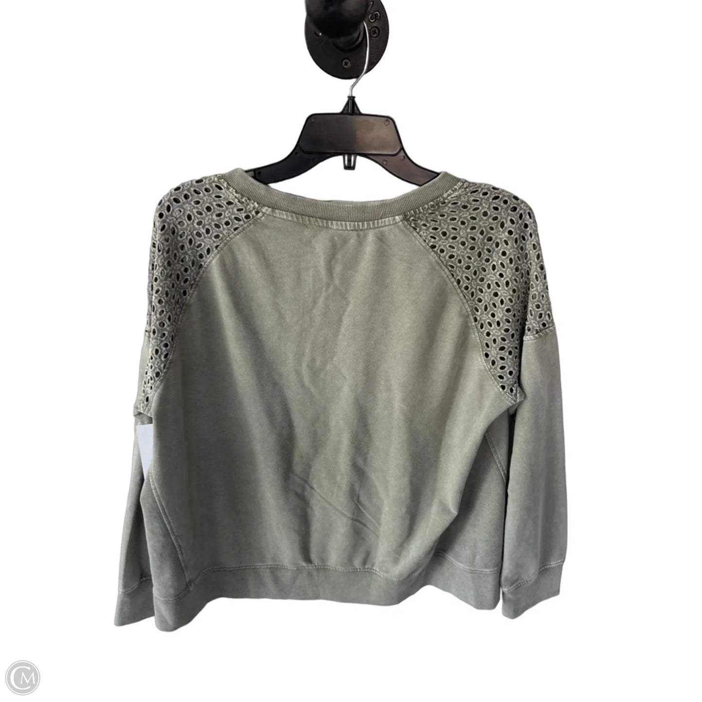 Sweatshirt Crewneck By Jane And Delancey In Green, Size: L