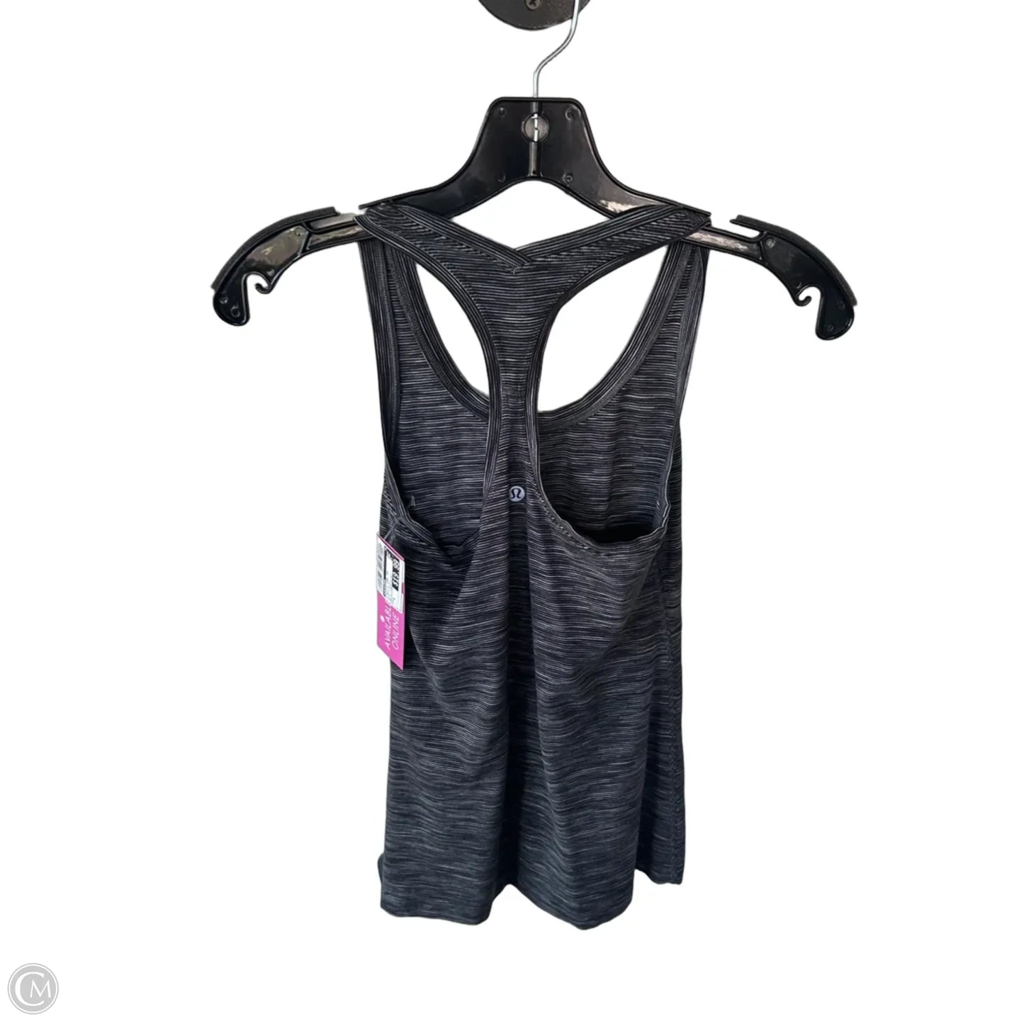 Athletic Tank Top By Lululemon In Black & White, Size: S