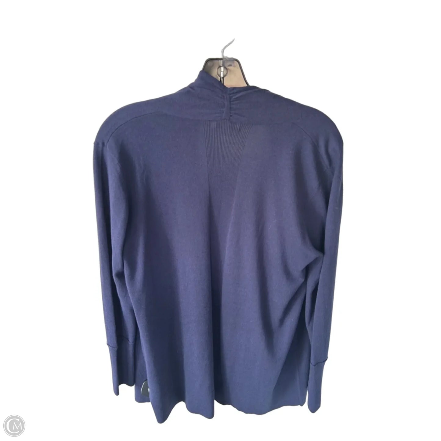Sweater Cardigan Cashmere By Cmc In Navy, Size: M