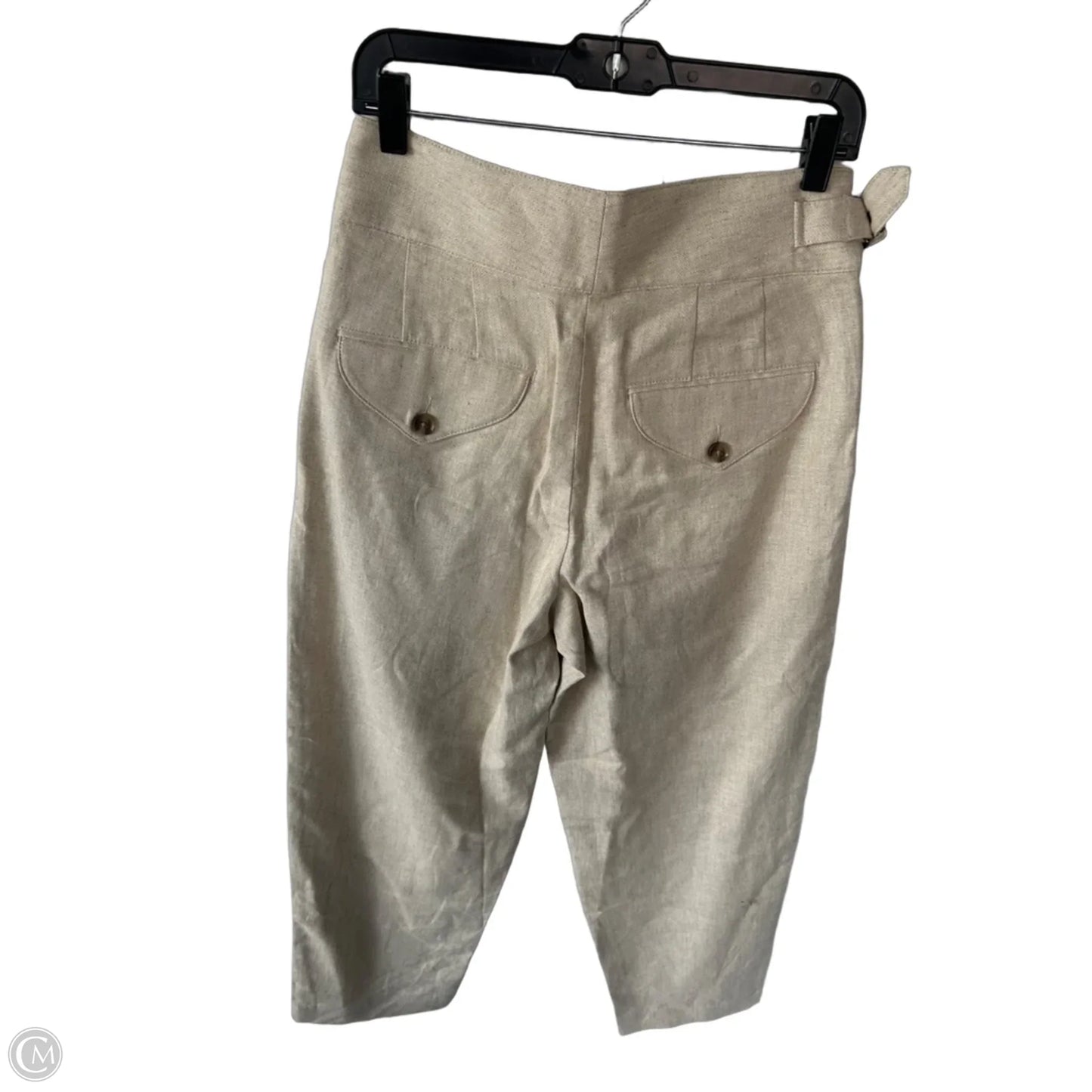 Pants Linen By Banana Republic In Tan, Size: 6p