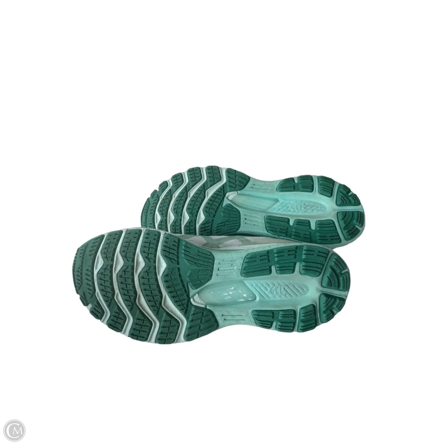 Shoes Athletic By Asics In Green & White, Size: 8.5