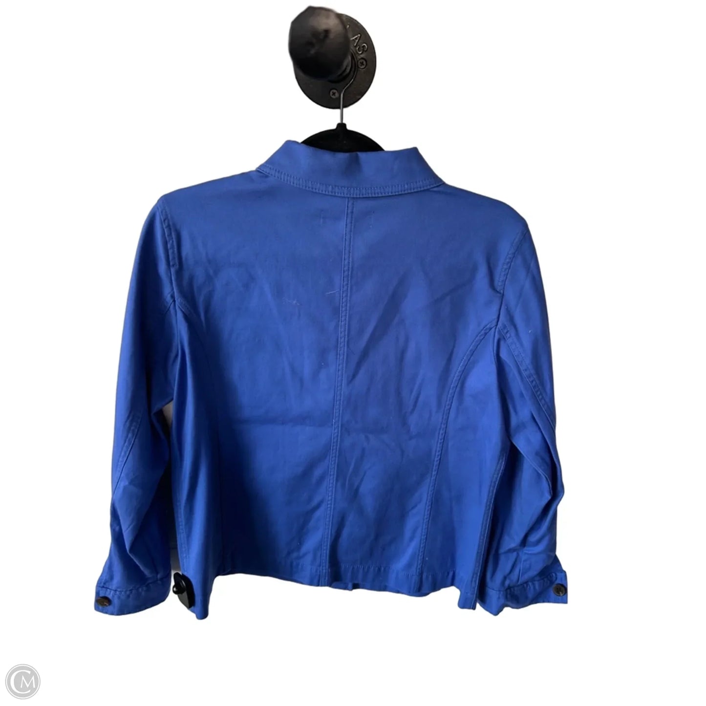 Jacket Denim By Talbots In Blue Denim, Size: Mp