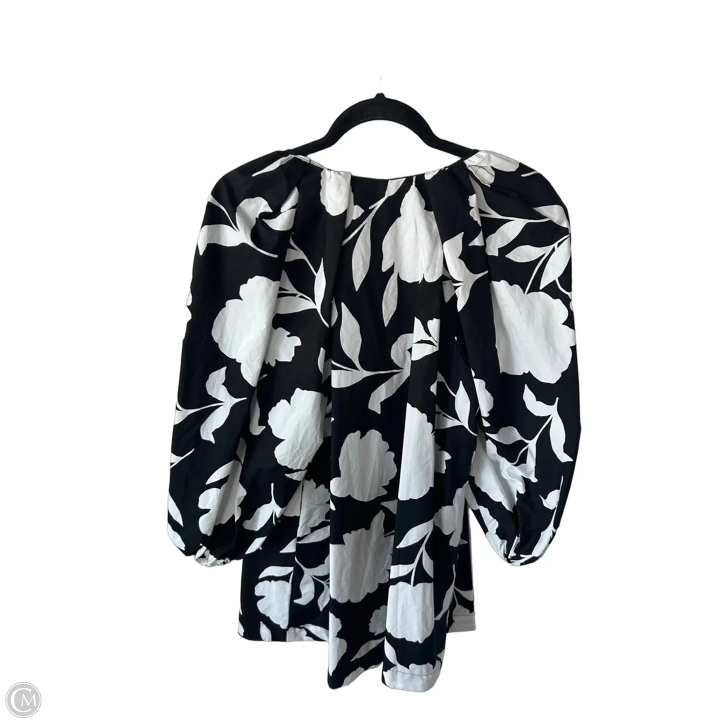 Dress Designer By Kate Spade In Black & White, Size: M