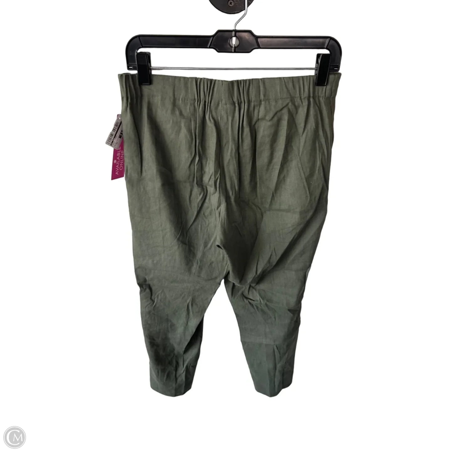 Pants Linen By J. Jill In Green, Size: Xs