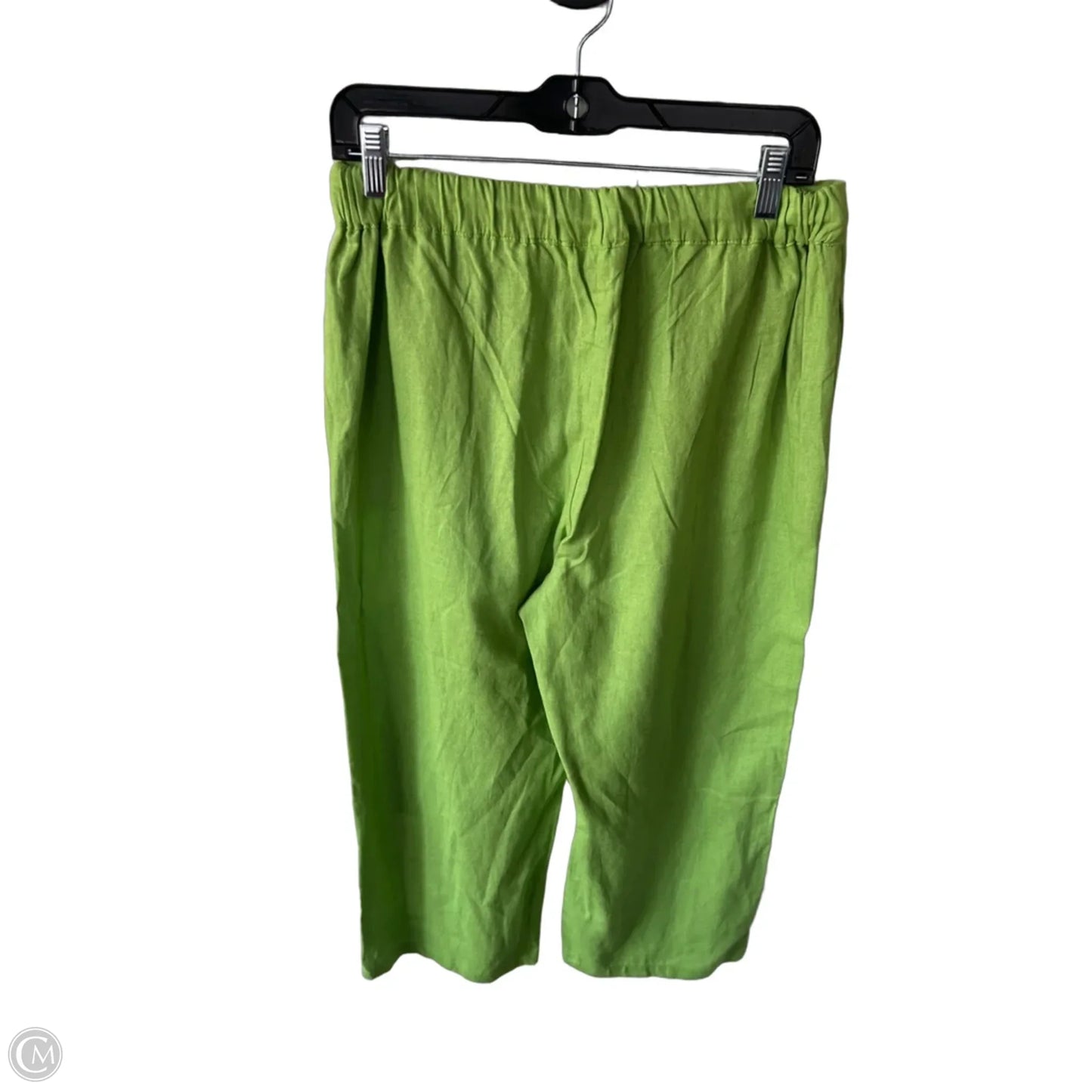 Pants Linen By Calligraphie In Green, Size: M
