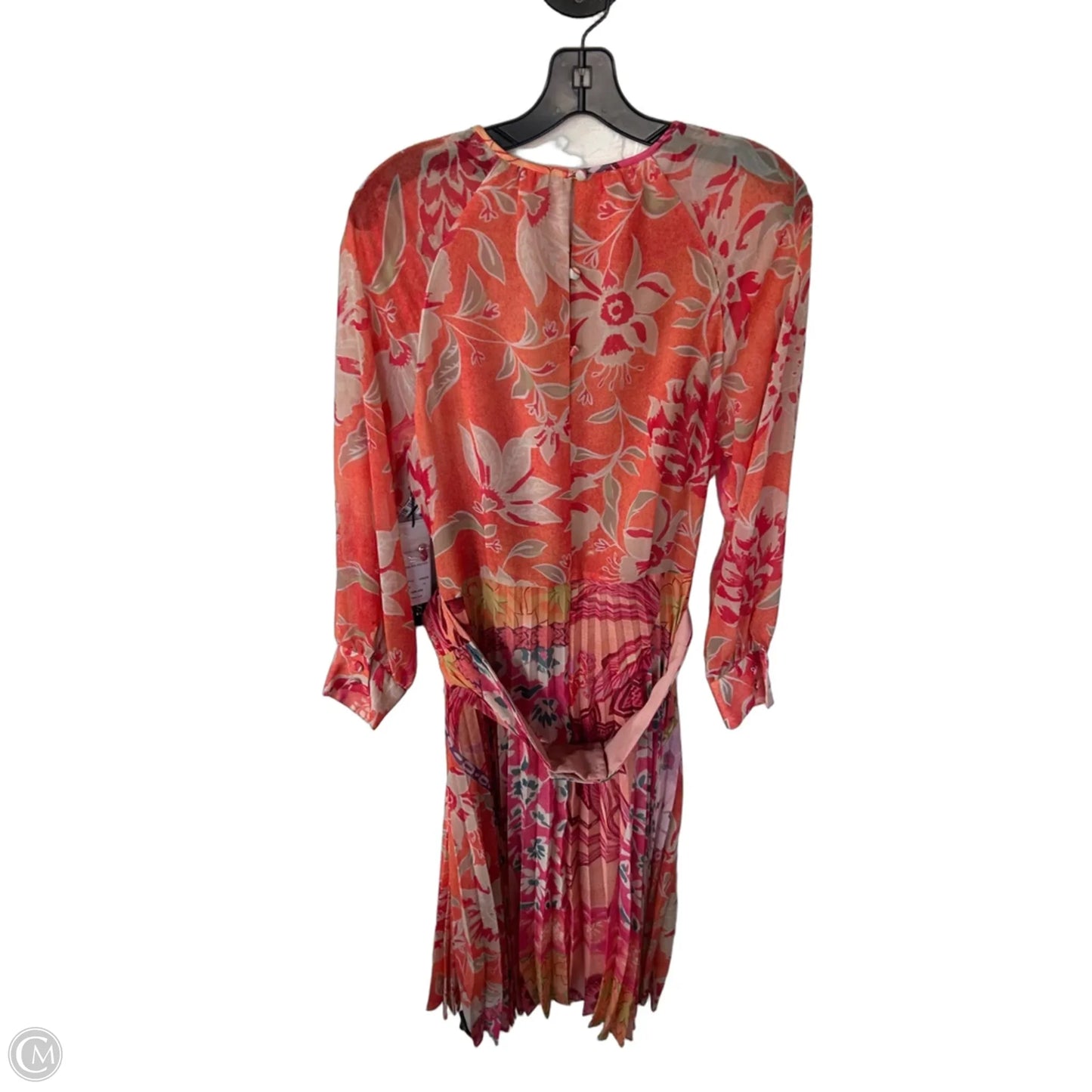 Dress Party Long By Cma In Orange & Tan, Size: L