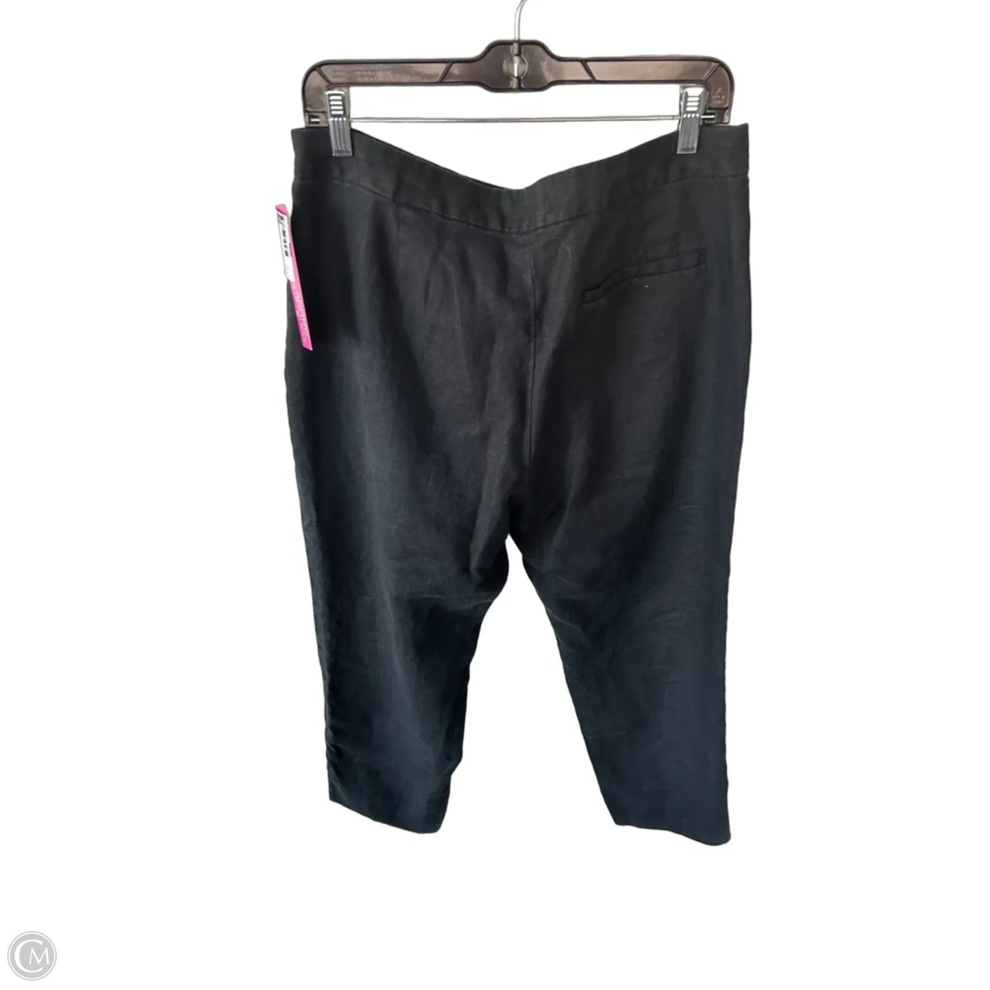 Pants Linen By Banana Republic In Black, Size: 12