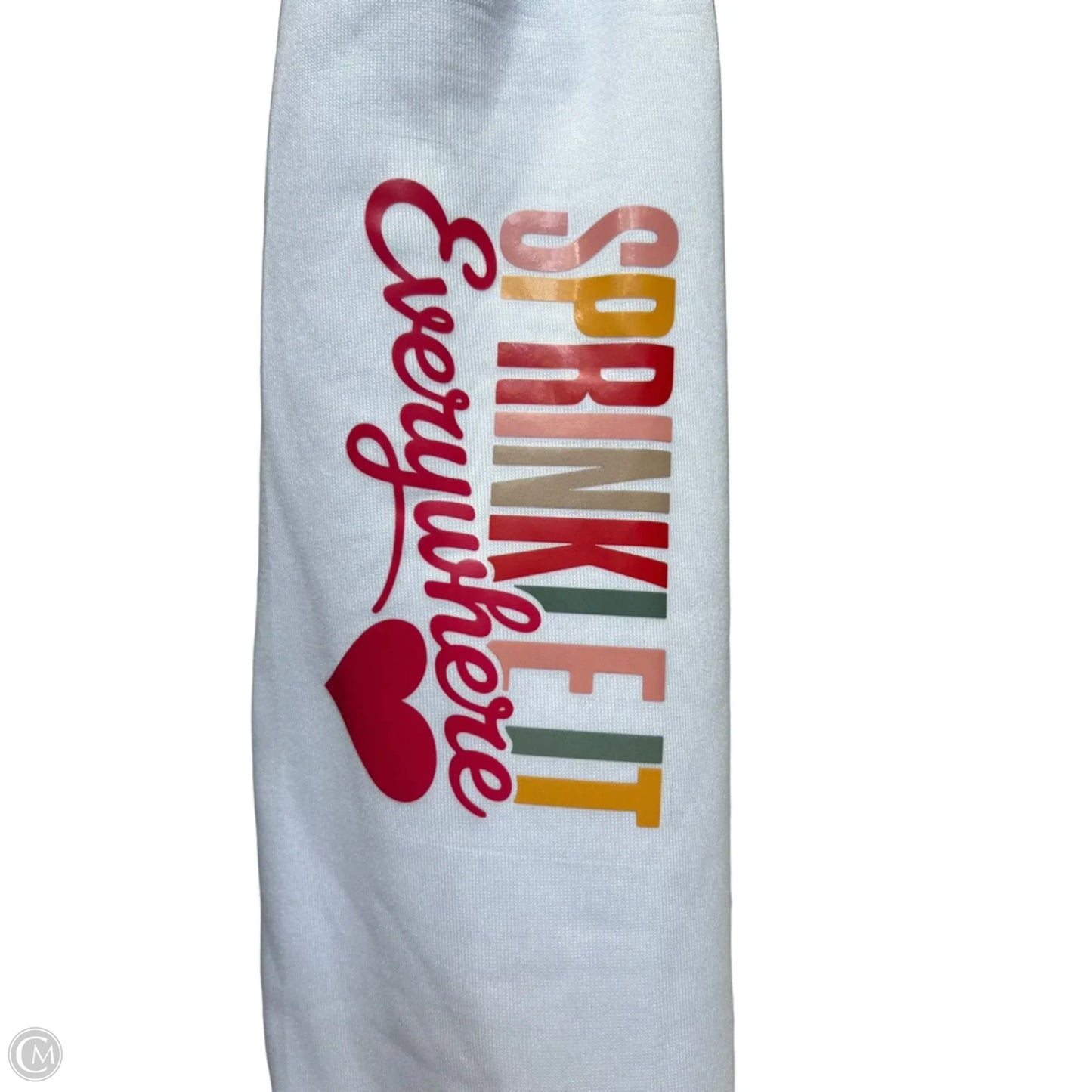Sweatshirt Crewneck By Cme In White, Size: L