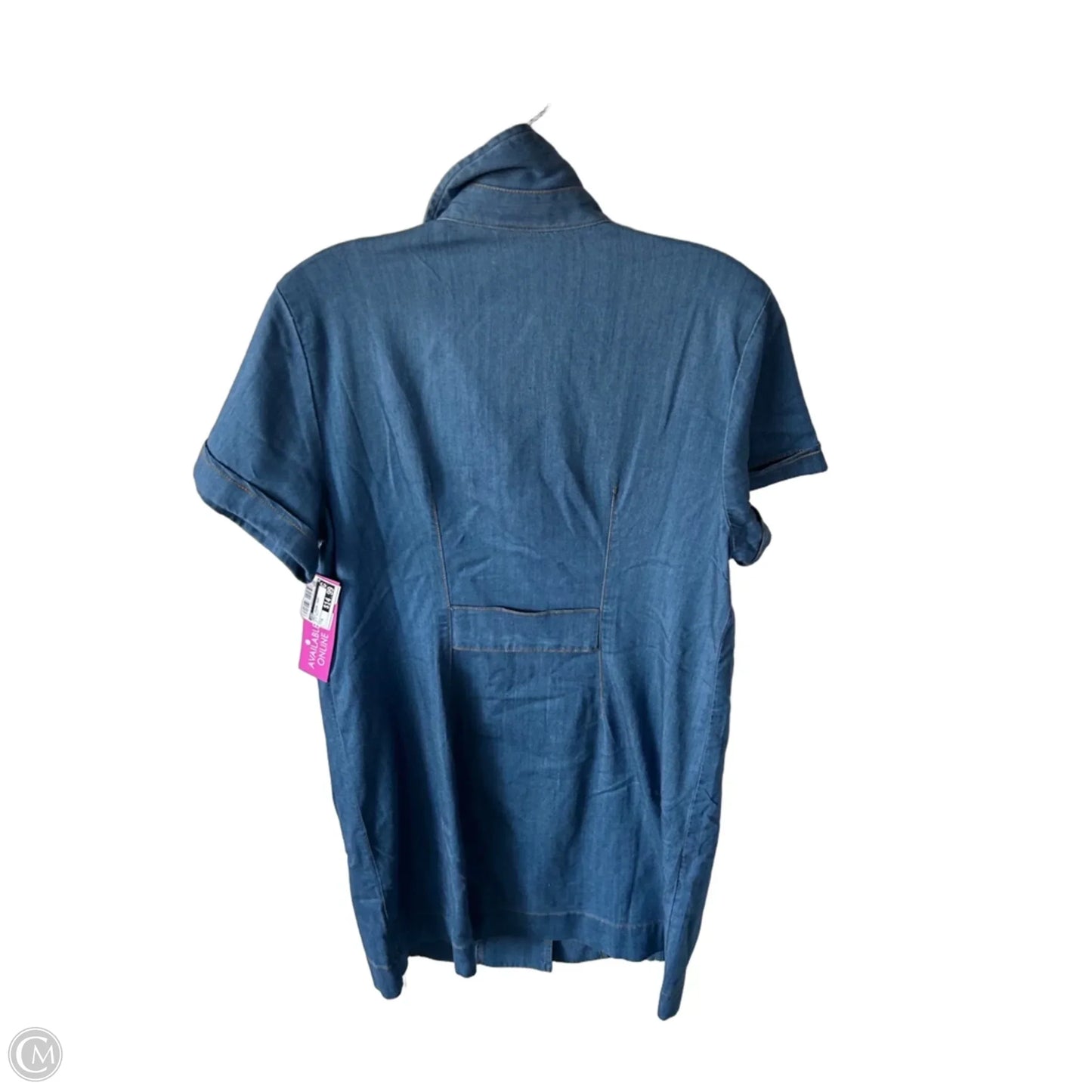 Dress Casual Short By Cabi In Blue Denim, Size: M