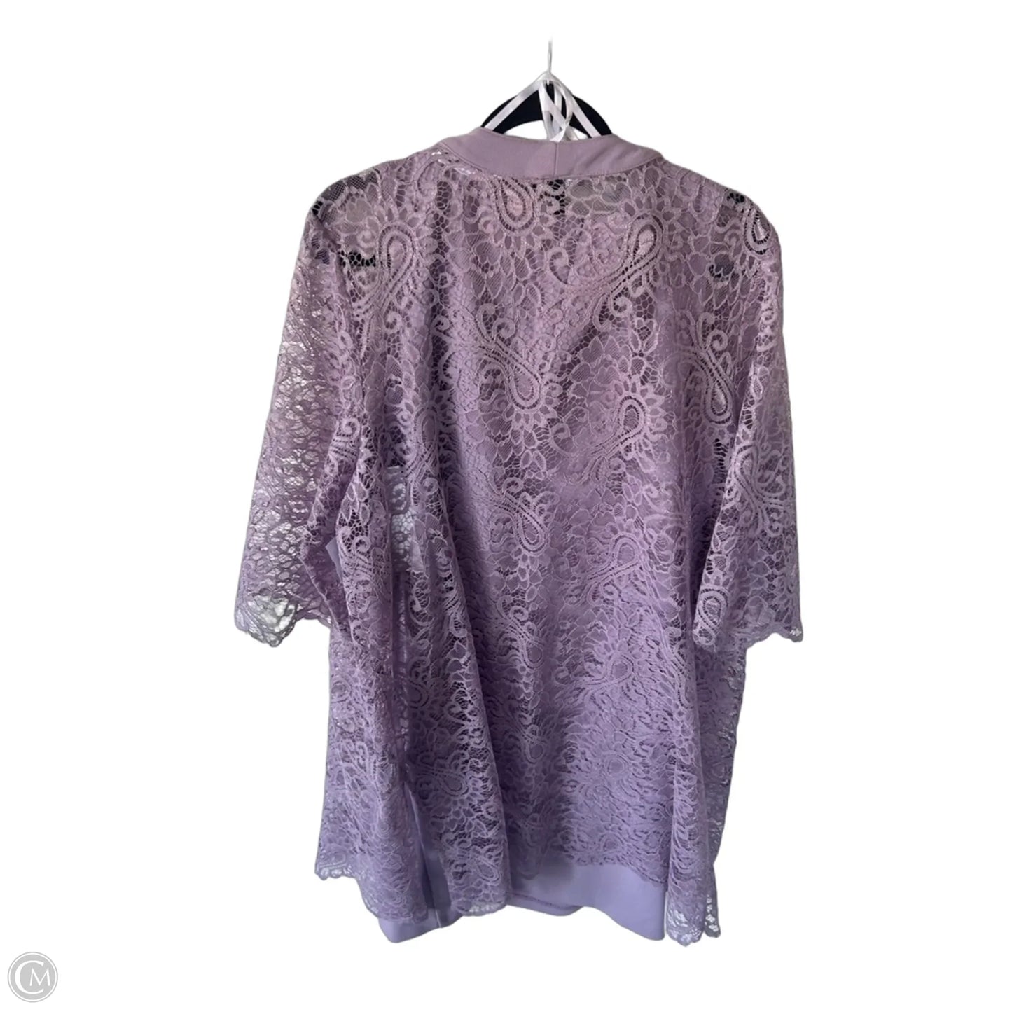 Dress Set 2pc By Clothes Mentor In Purple, Size: 1x