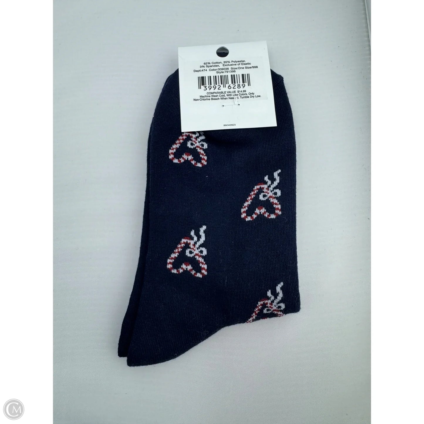 Socks By Loft In Blue & Red & White, Size: Osfm