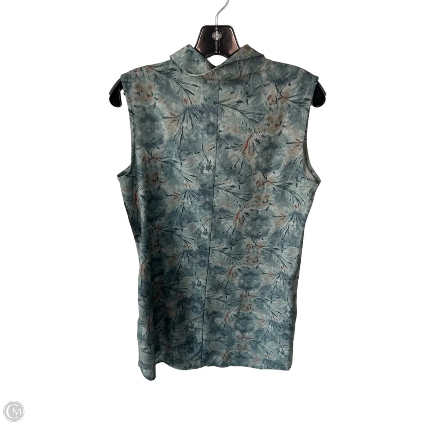 Athletic Dress By Mondetta In Green & Tan, Size: M