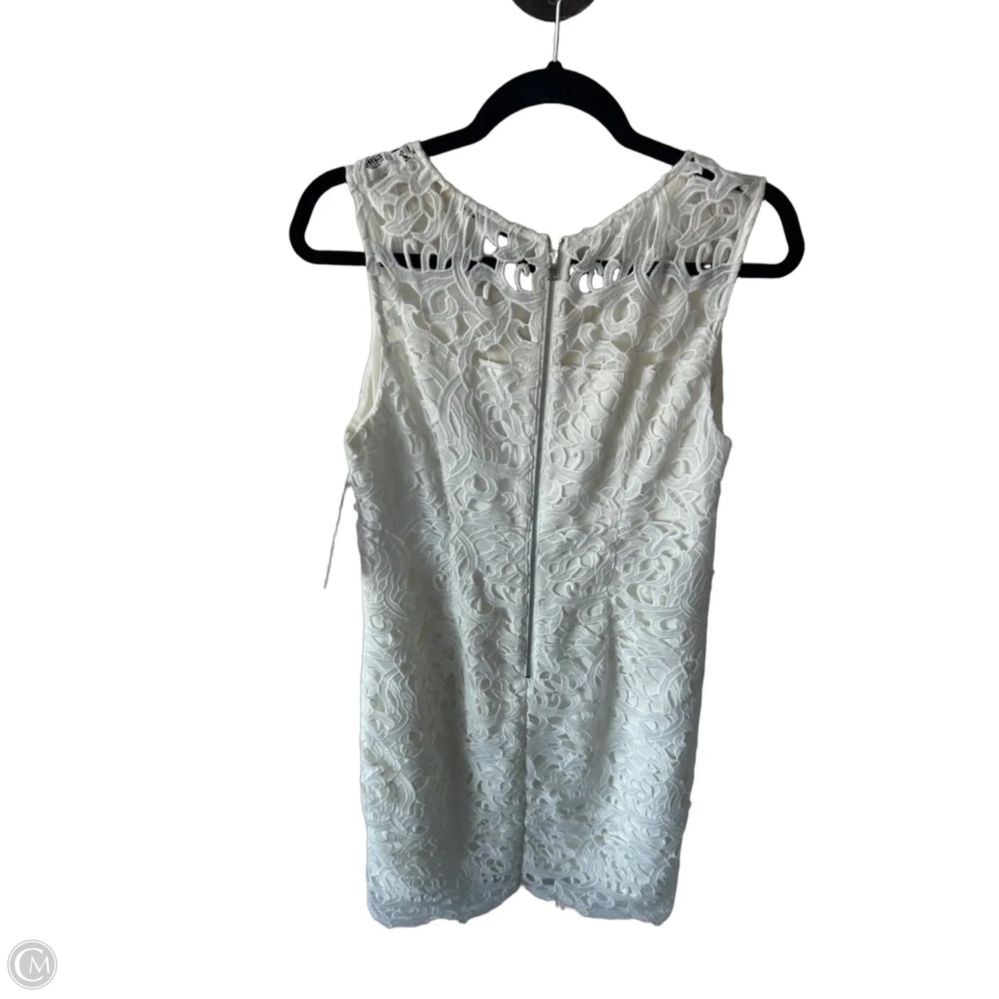Dress Party Midi By T Tahari In White, Size: M